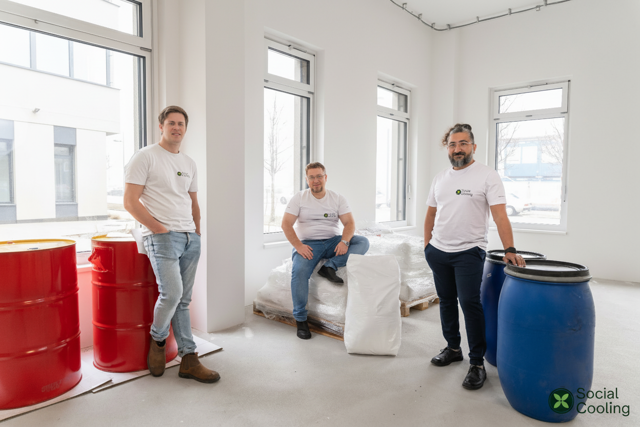 Gruppenfoto Team Social Cooling