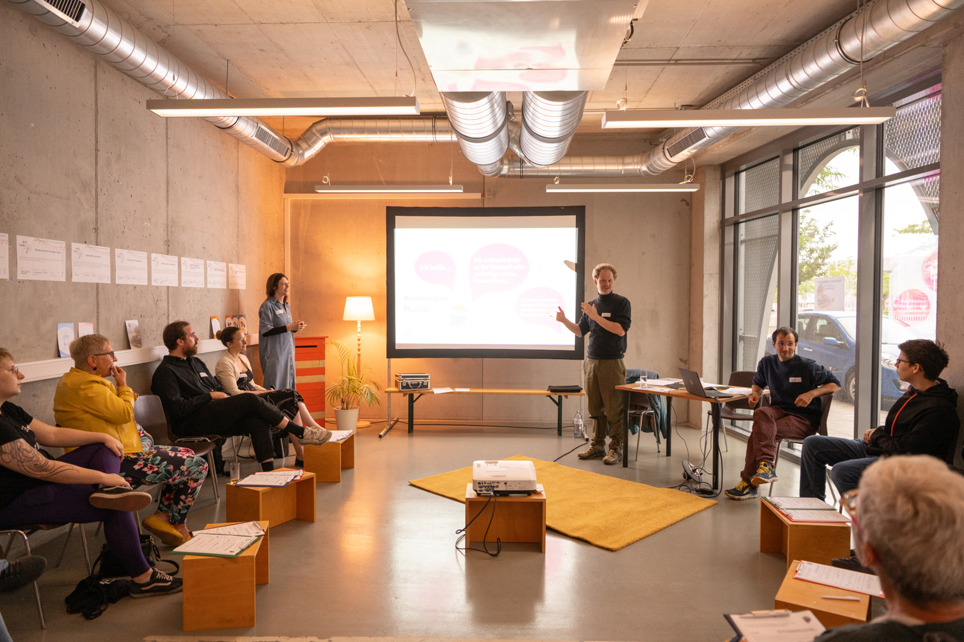 Veranstaltung zum Nachbarschaftsbugdet im Raum für Nachbarschaft HEDI