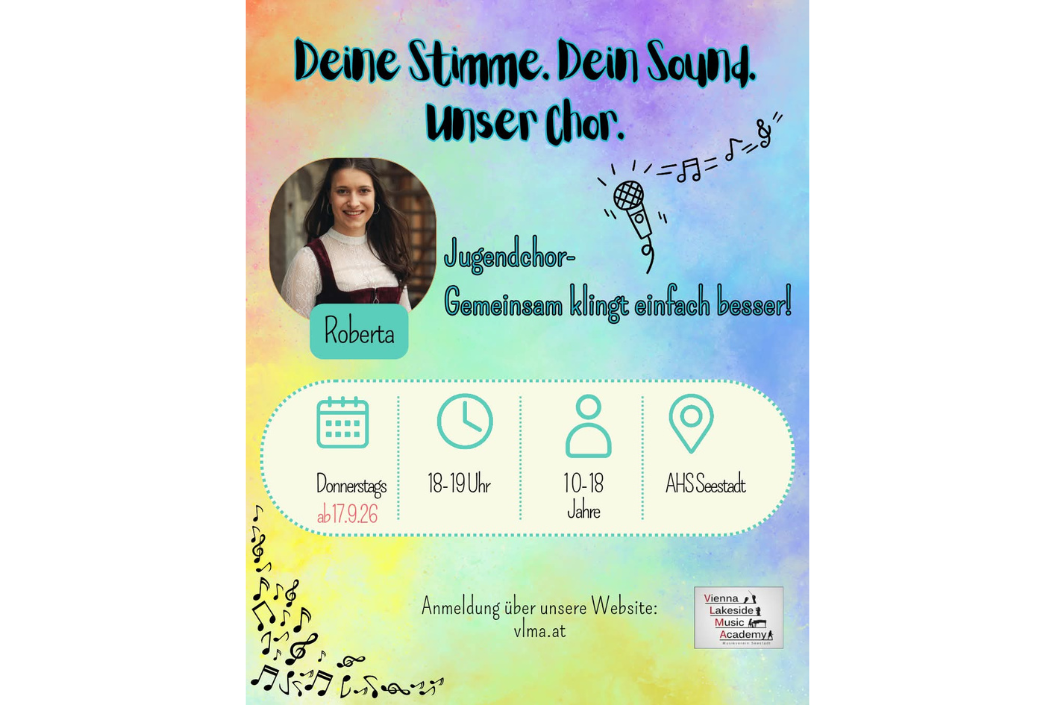 Plakat Junge Seestimmen Chor