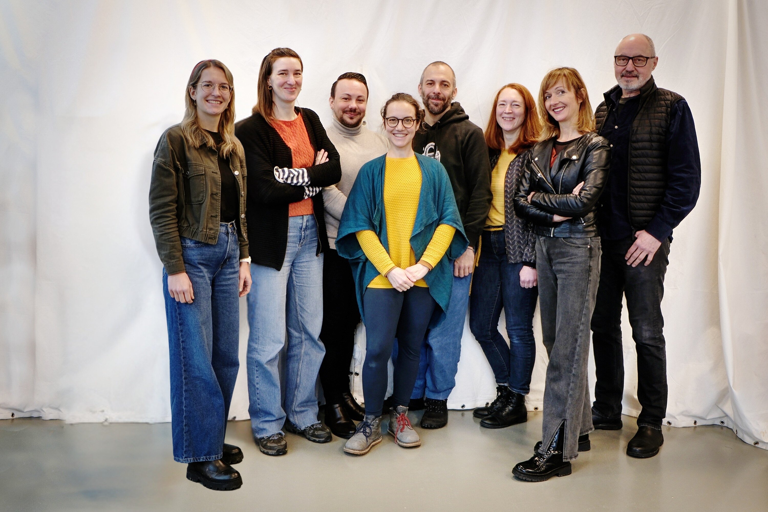 Gruppenbild des neuen Stadtteilmanagement-Teams 