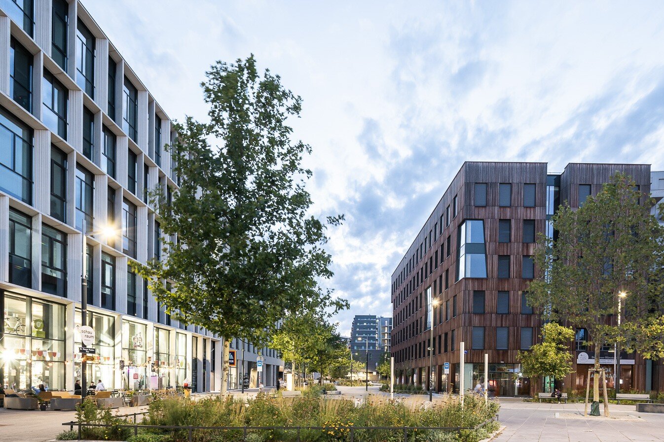 moderne Gewerbeflächen, smarte Gebäude und kurze Wege machen den Wirtschaftsstandort Seestadt aus