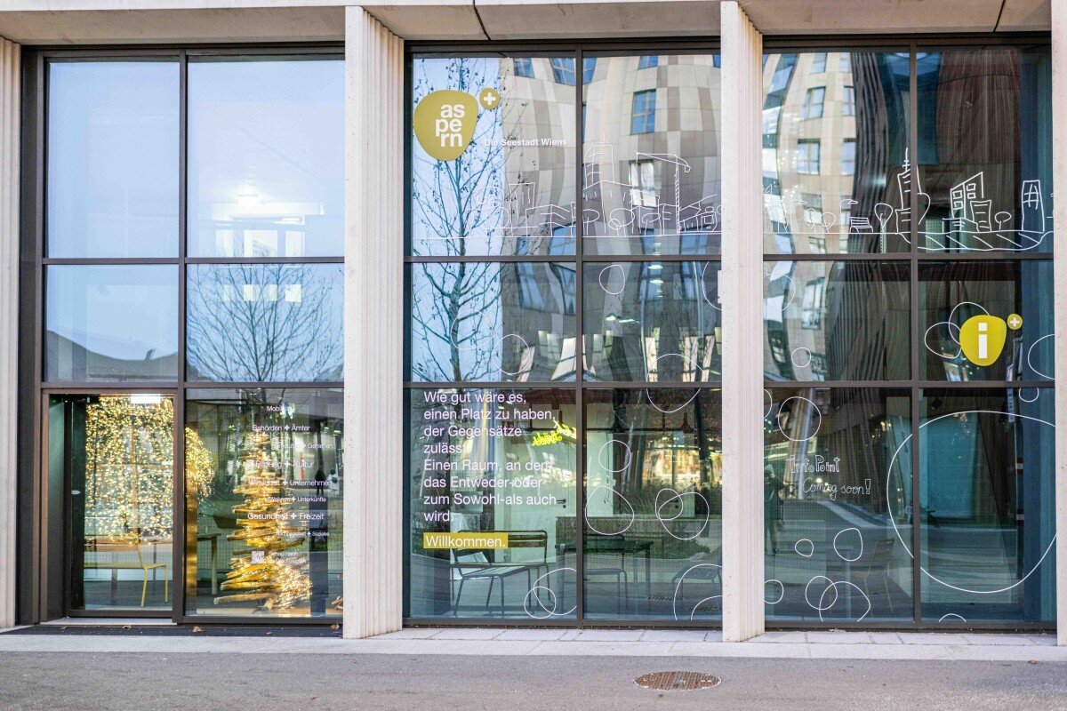 Frontansicht des InfoPoint