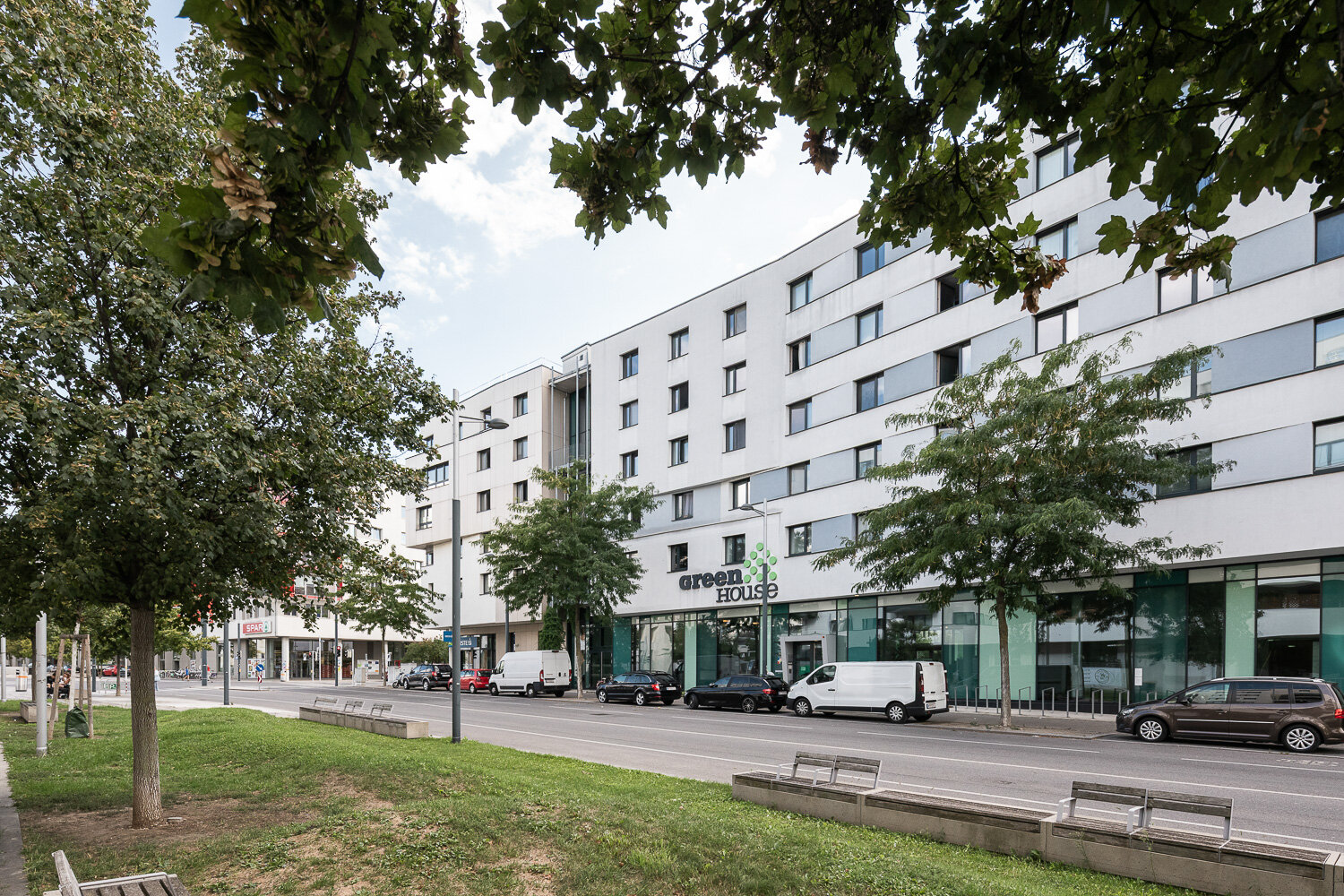 Studentenwohnheim greenhouse im Pionierquartier