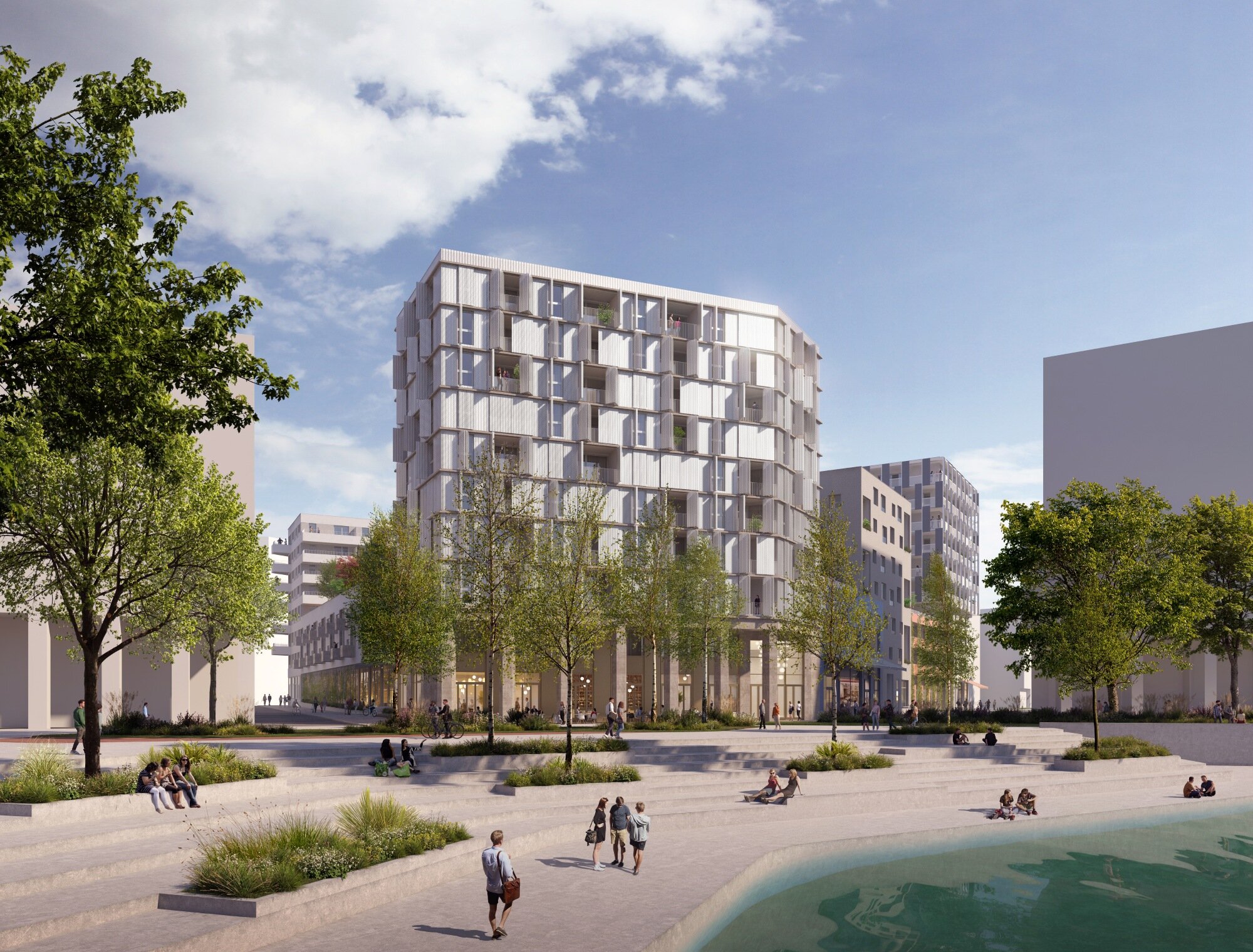 erste co-kreativ geplante und genutze Nachbarschaft