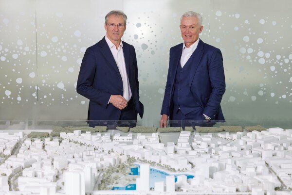 Gerhard Schuster und Robert Grüneis Gerhard Schuster und Robert Grüneis, Management-Team der Wien 3420 aspern Development AG