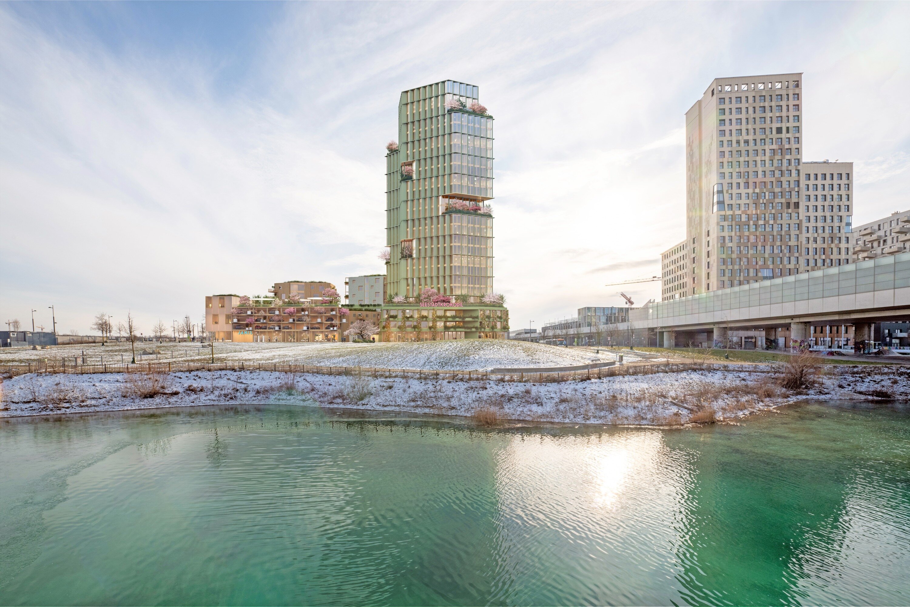 Das neue "Seestadtkrokodil"