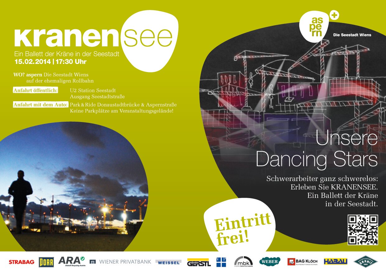 KRANENSEE. Ein Ballett der Kräne in der Seestadt