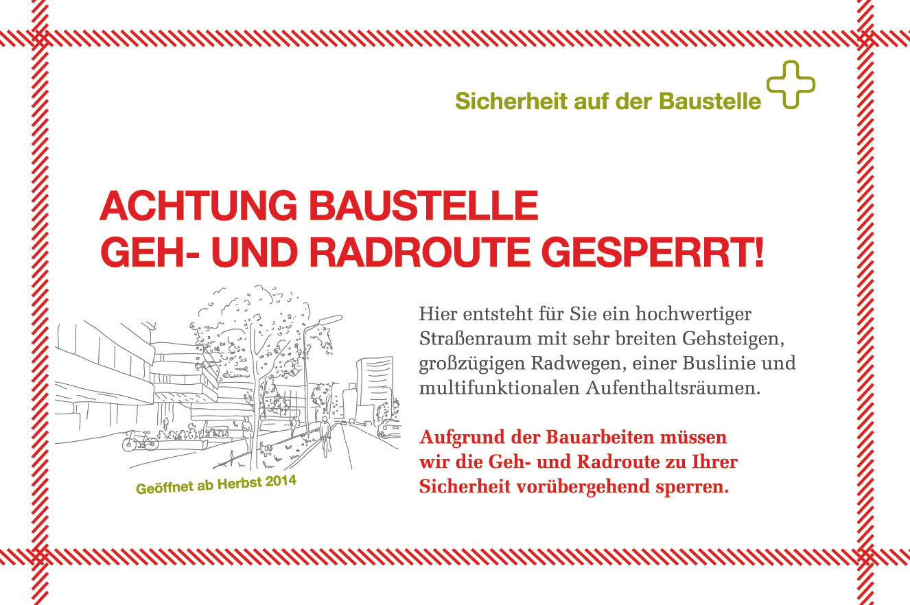 Zugänglichkeit des Seestadt Geländes