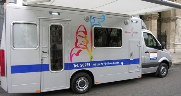 Mobiles Meldeservice in der Seestadt