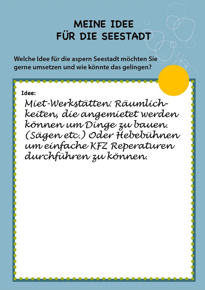 Terminankündigung SeeWerkStadt!