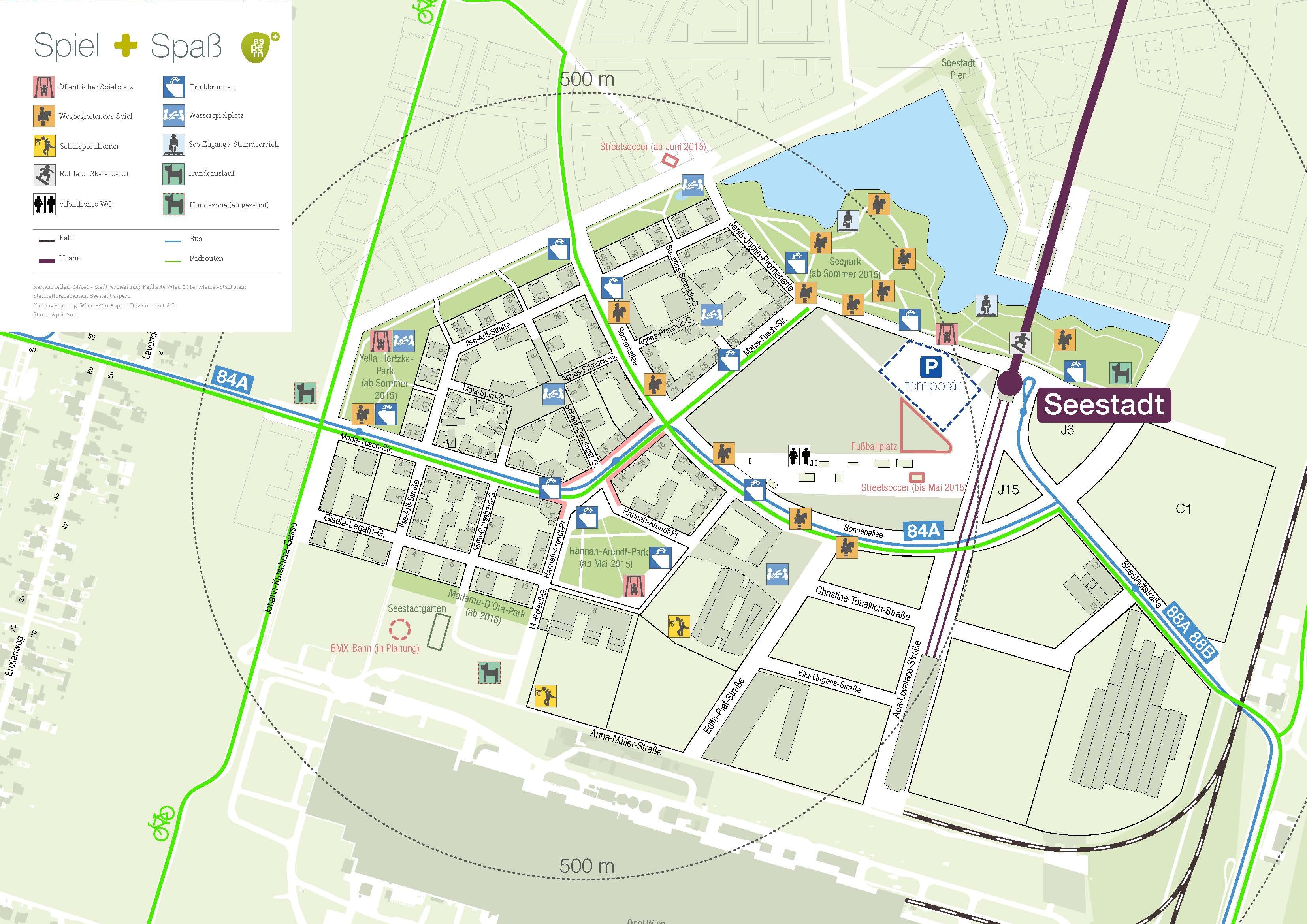 Spiel + Spaß in der Seestadt