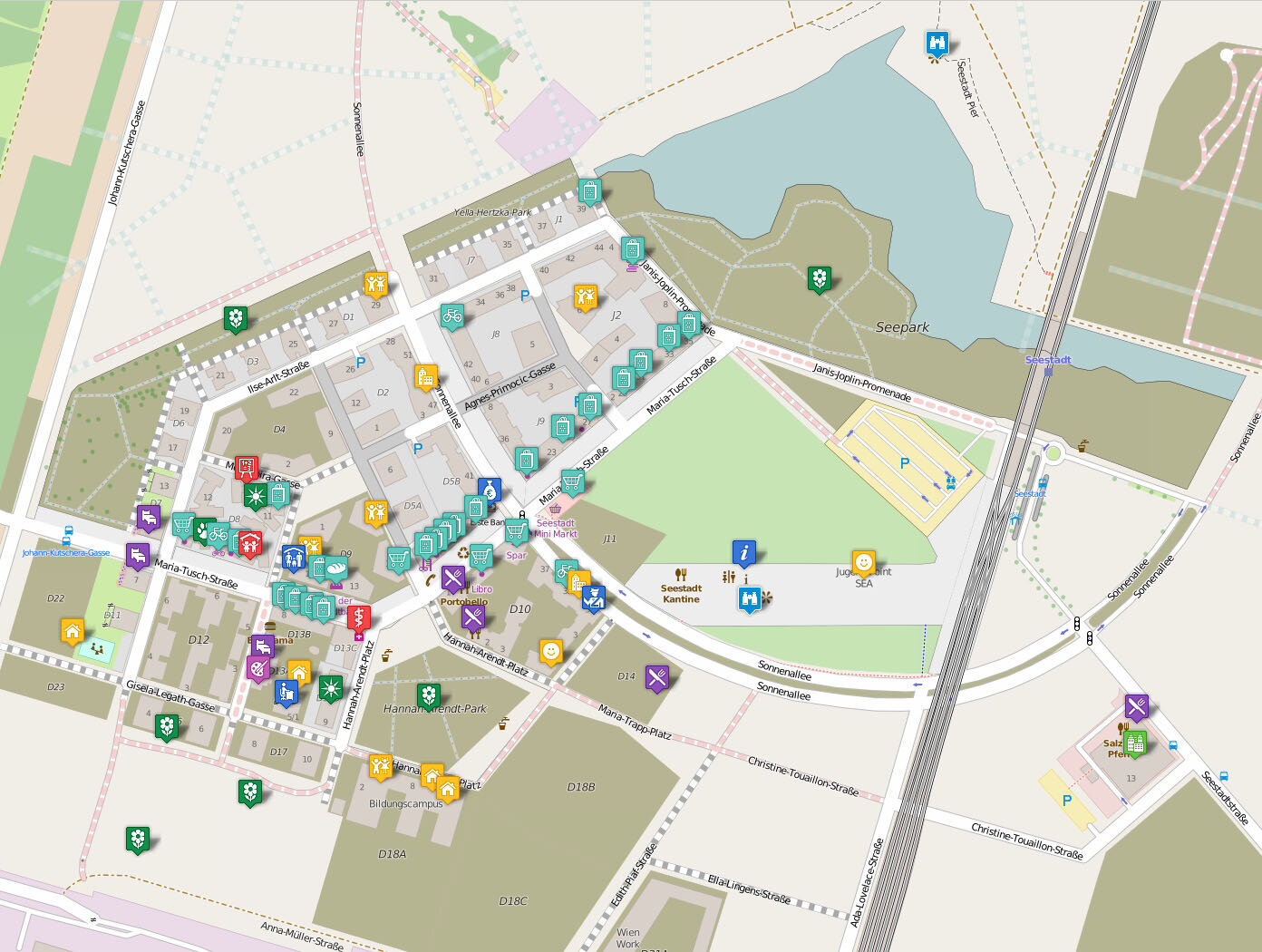 Der digitale Stadtteilplan füllt sich