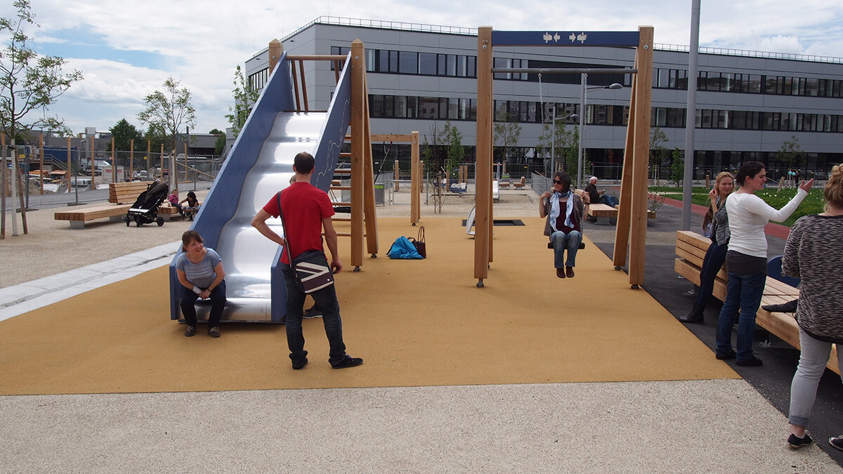 Der Hannah Arendt Park ist bereit für die Seestadt!