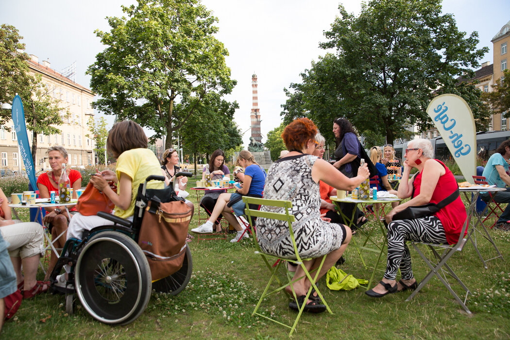 Geh-Café in der Seestadt