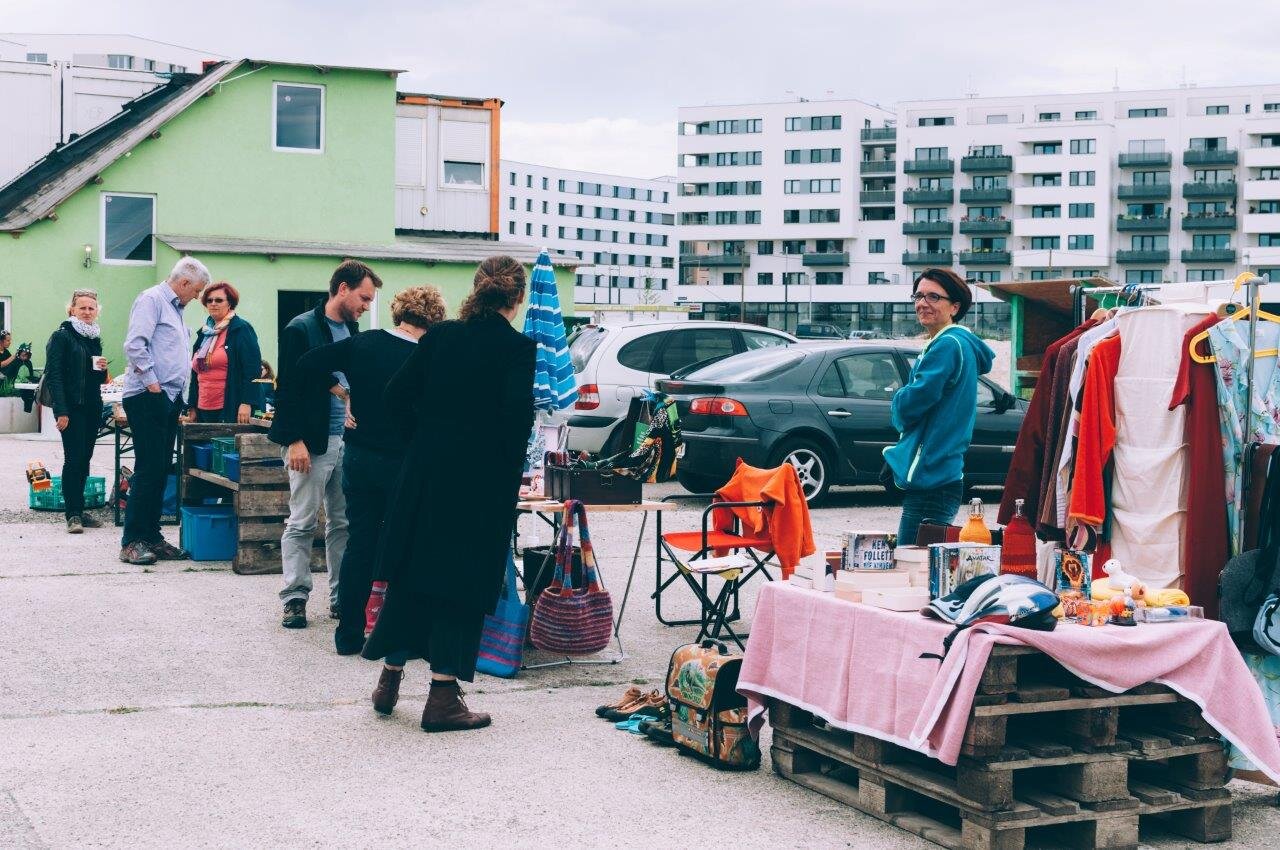 Seestadt-Initiative: Flohmärkte organisieren