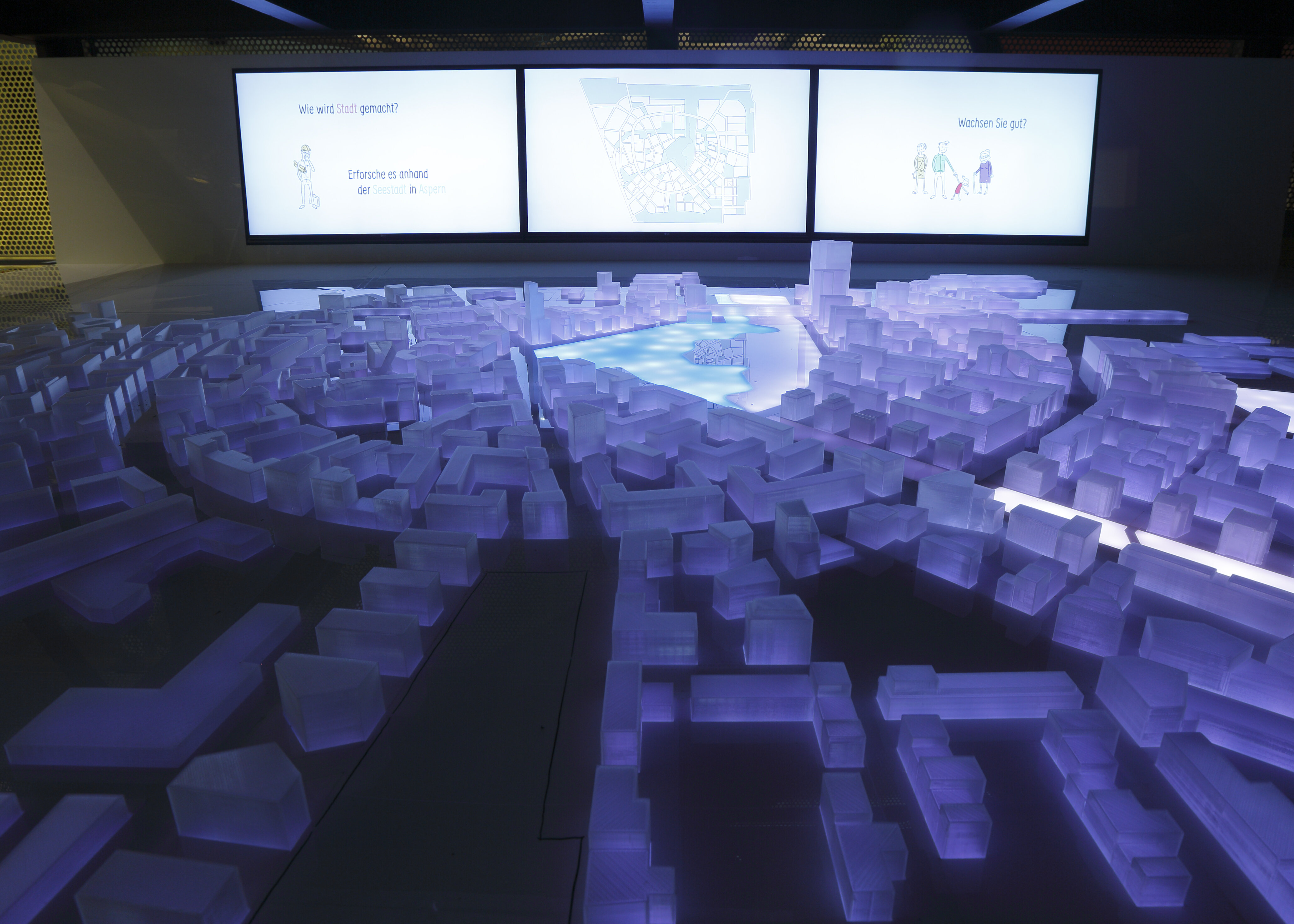 Ausstellung - Zukunft der Stadt am Beispiel der Seestadt