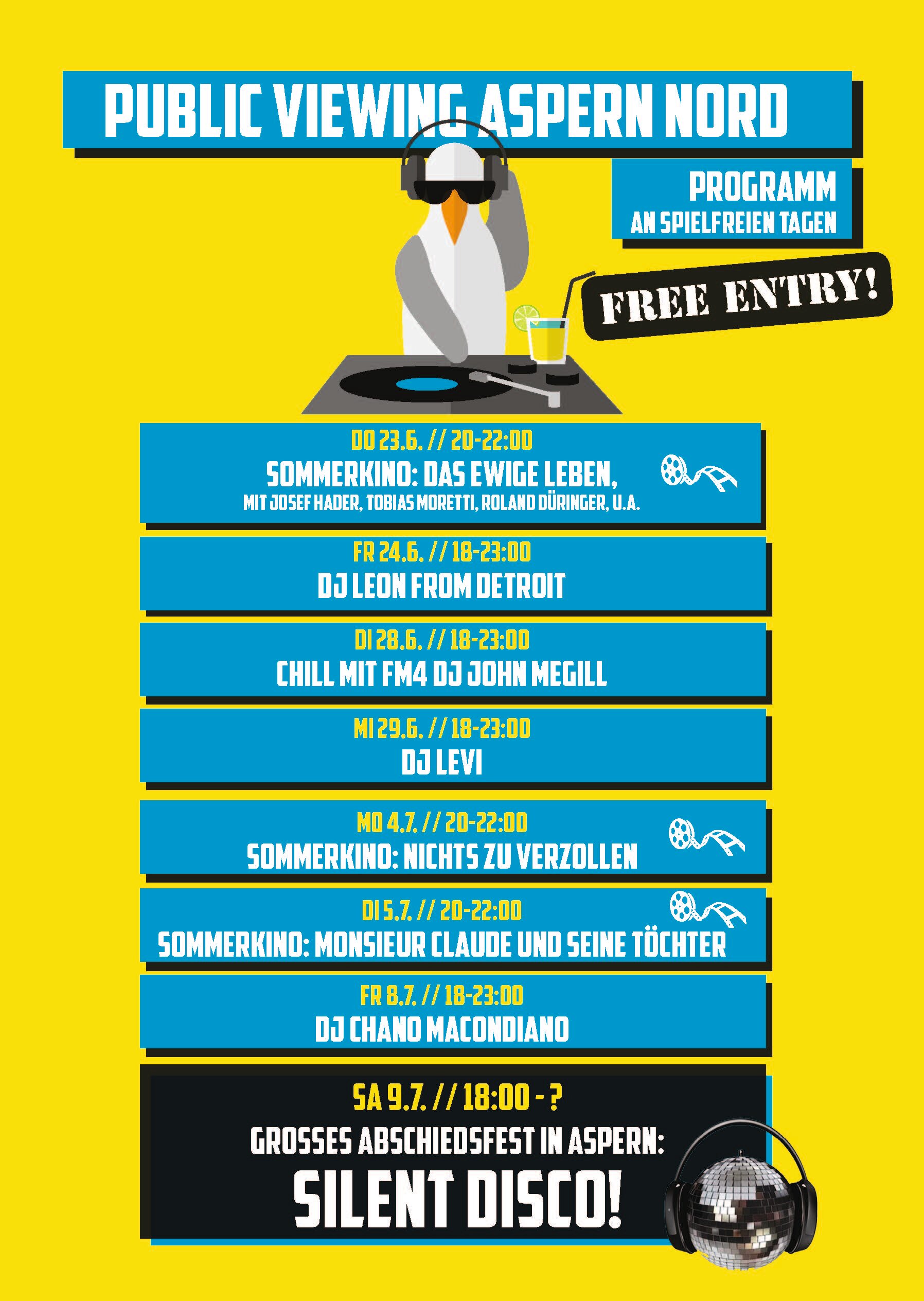 Spielfreie Tage - Public Viewing