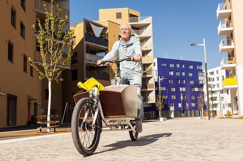 Mitradeln beim Cargobike Corso Wien
