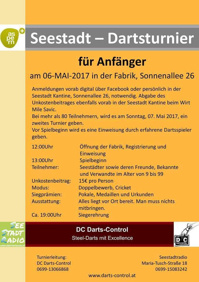 Seestadt Dartsturnier