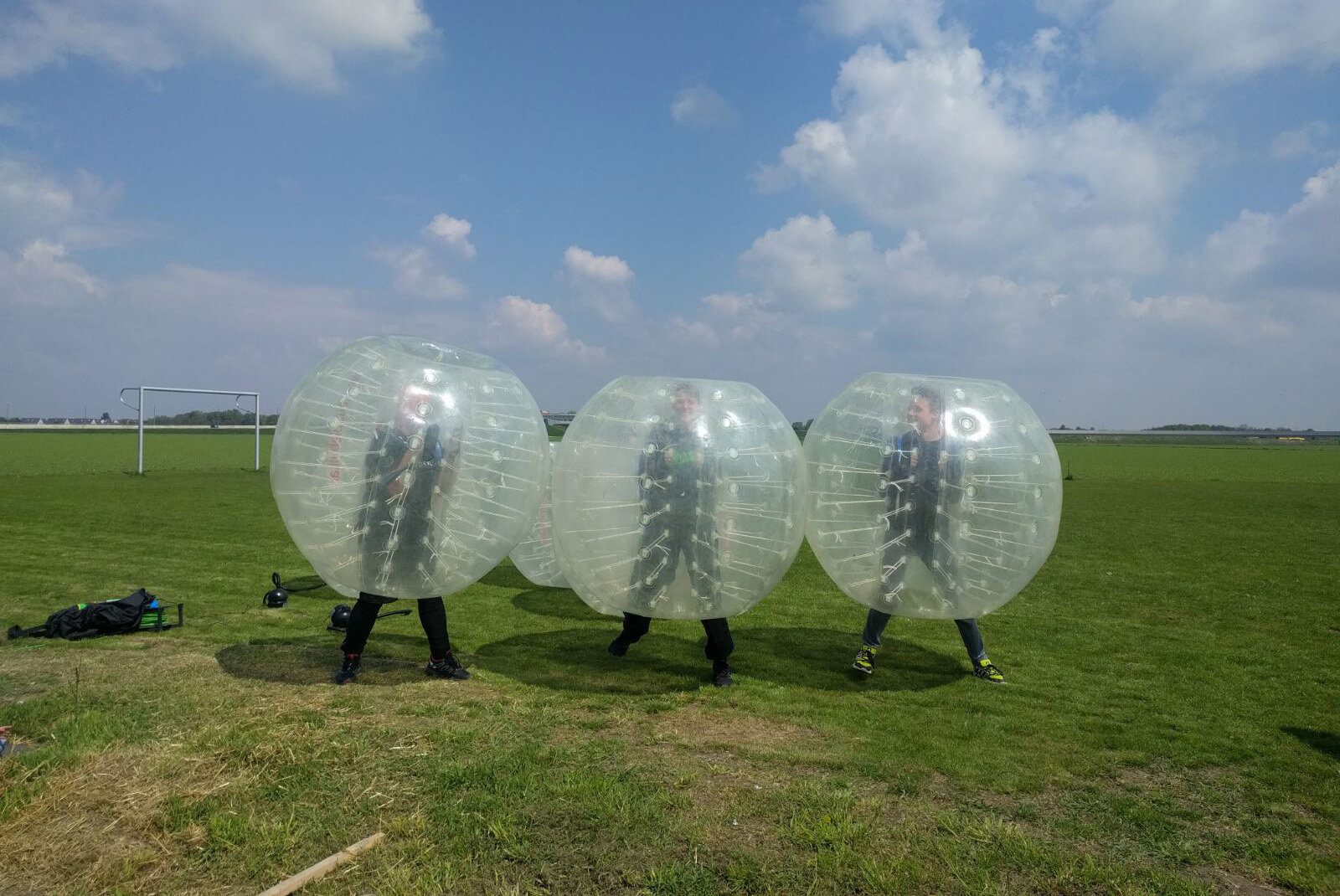 Bubble Football Spieler beim Bubble Football Turnier 2017