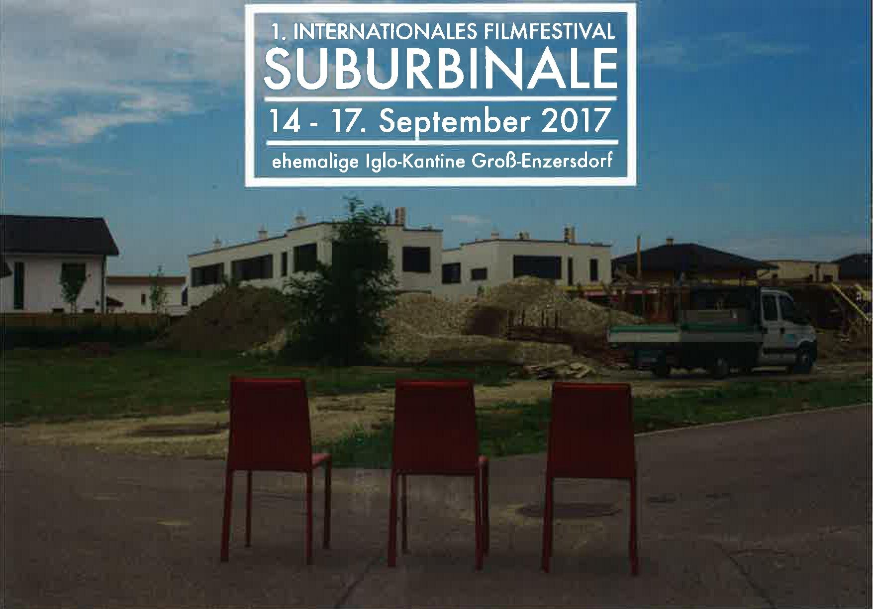 Veranstaltungsflyer des 1. Internationalen Filmfestivals Suburbinale