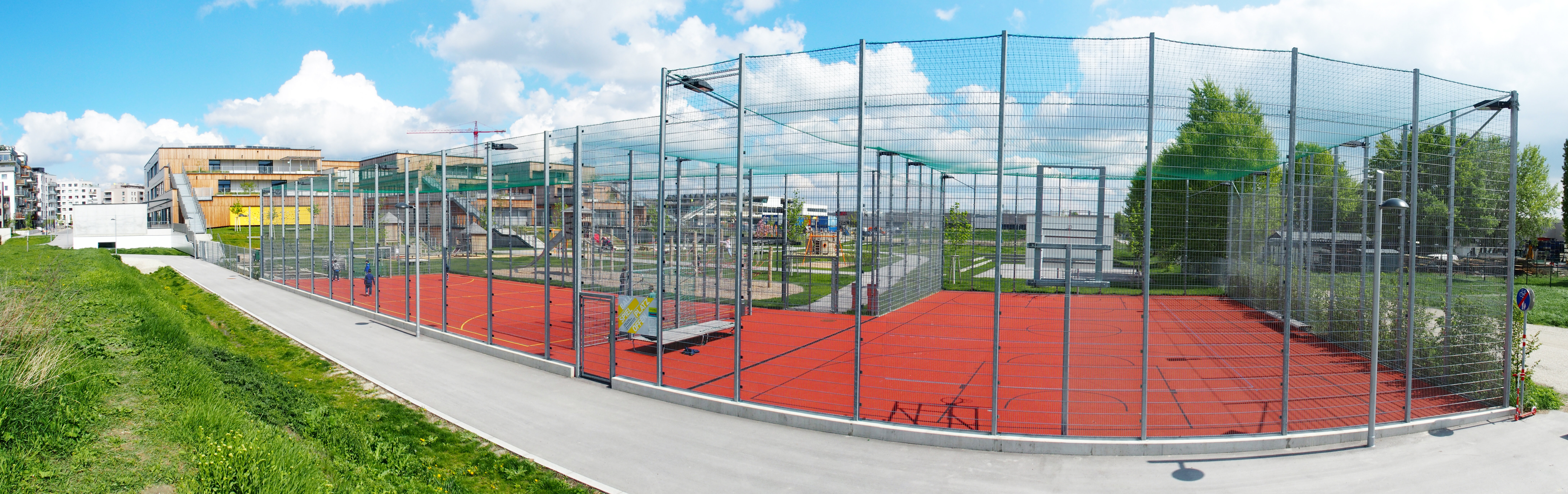 Sportflächen beim Bildungscampus