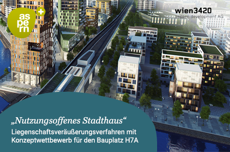 „Nutzungsoffenes Stadthaus“: Veräußerungsverfahren für Bauplatz H7A wird gestartet