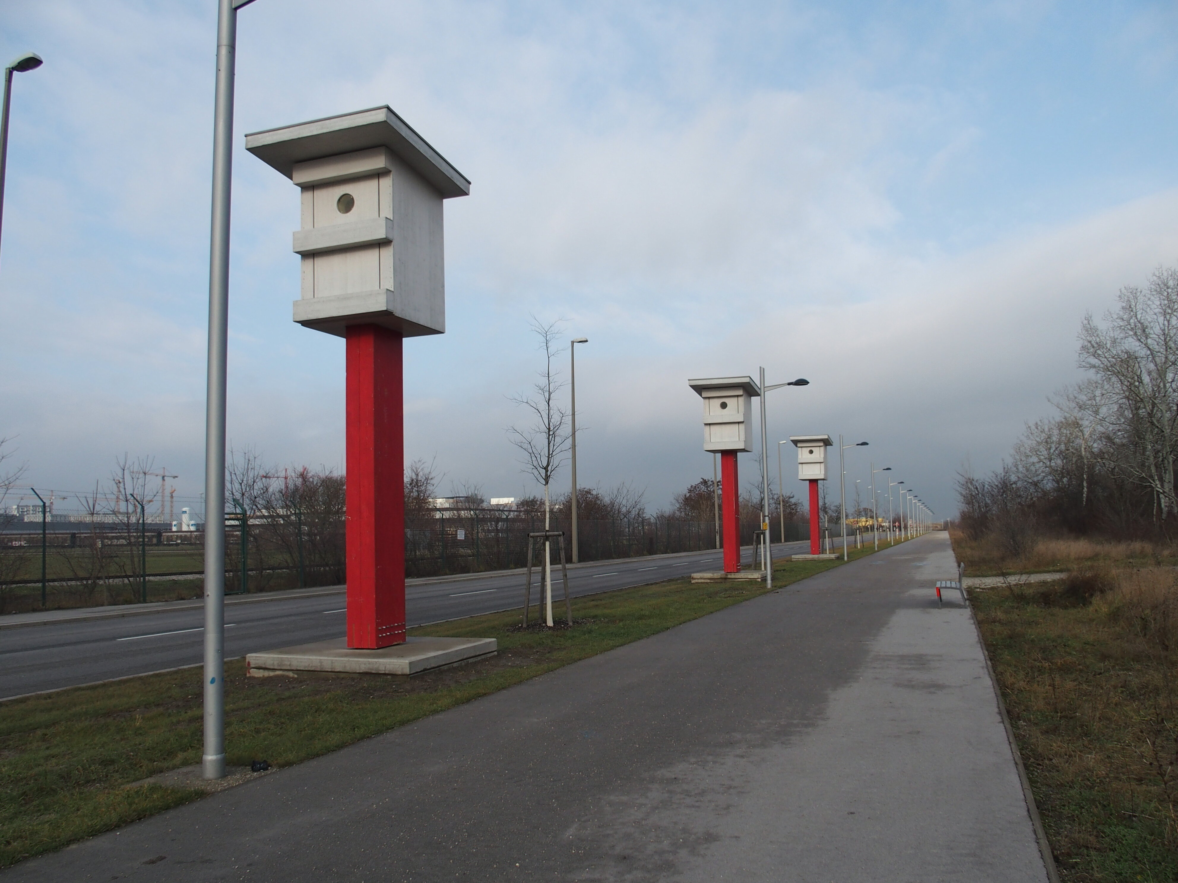 Kunstprojekt "Warten auf Vögel"