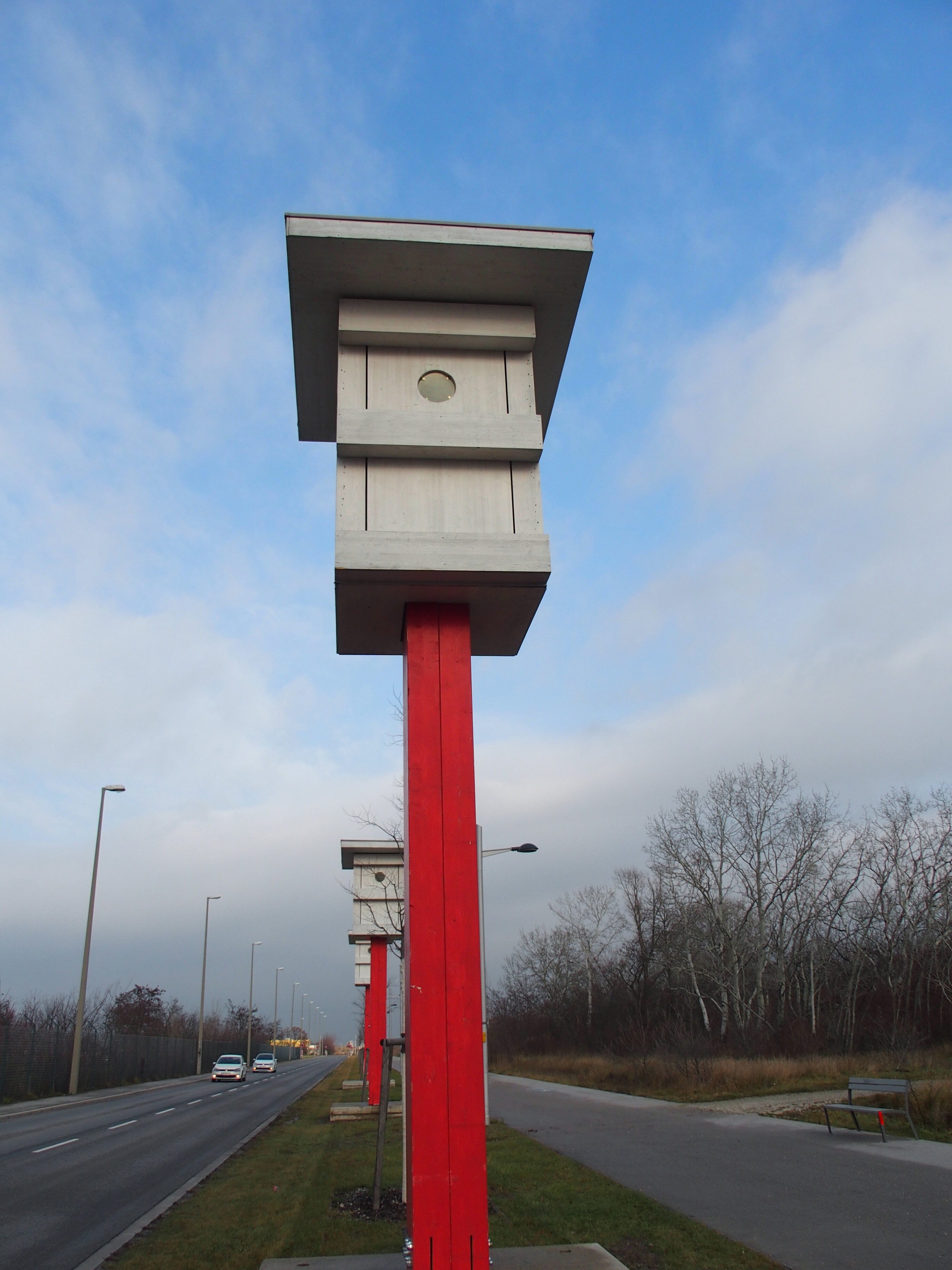 Kunstinstallation in aspern Seestadt