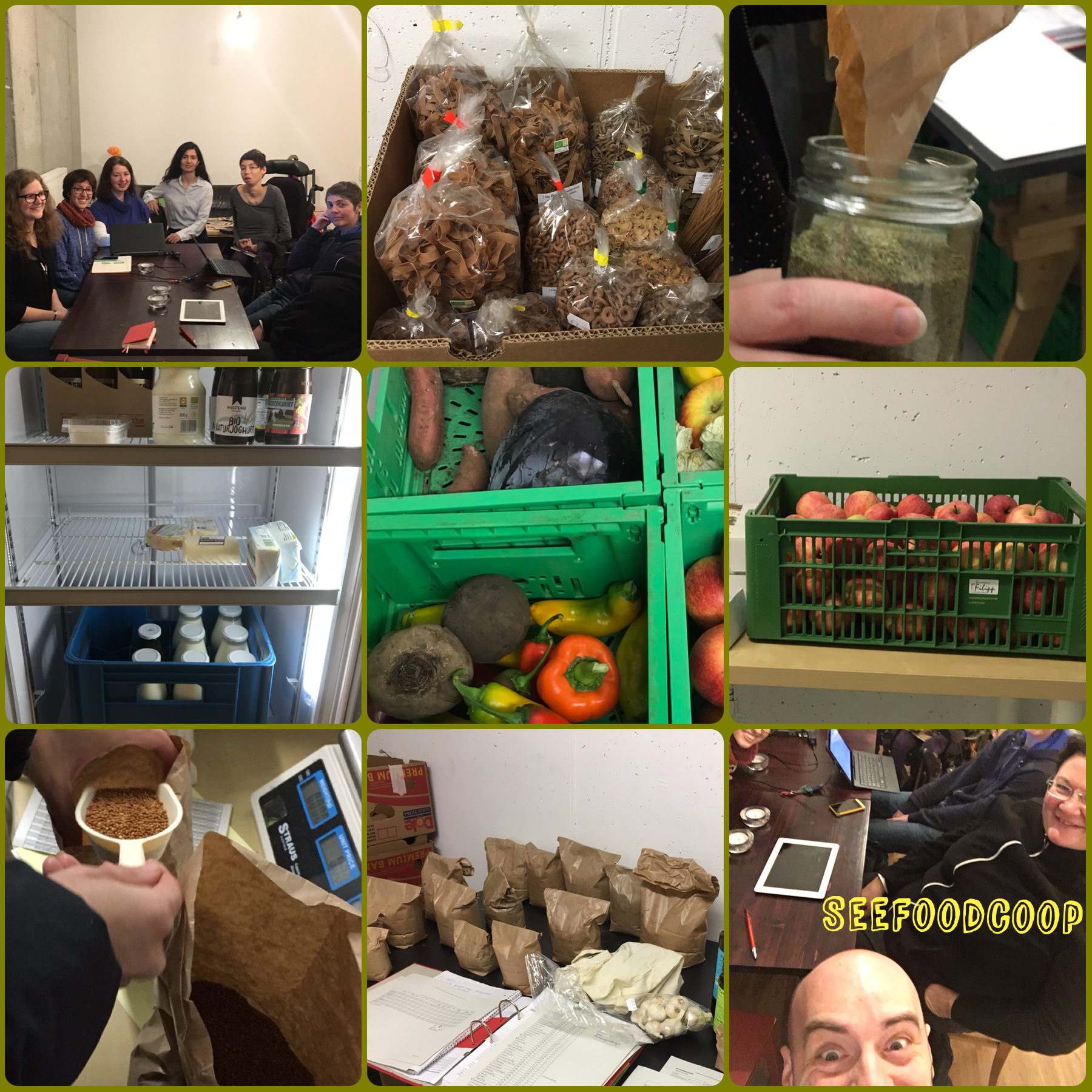 Fotocollage der SeeFoodcoop