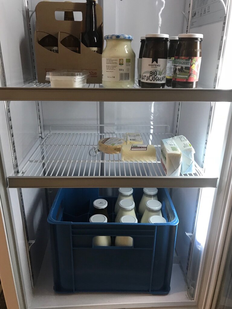 SeeFoodcoop Milchprodukte sind auch im Sortiment