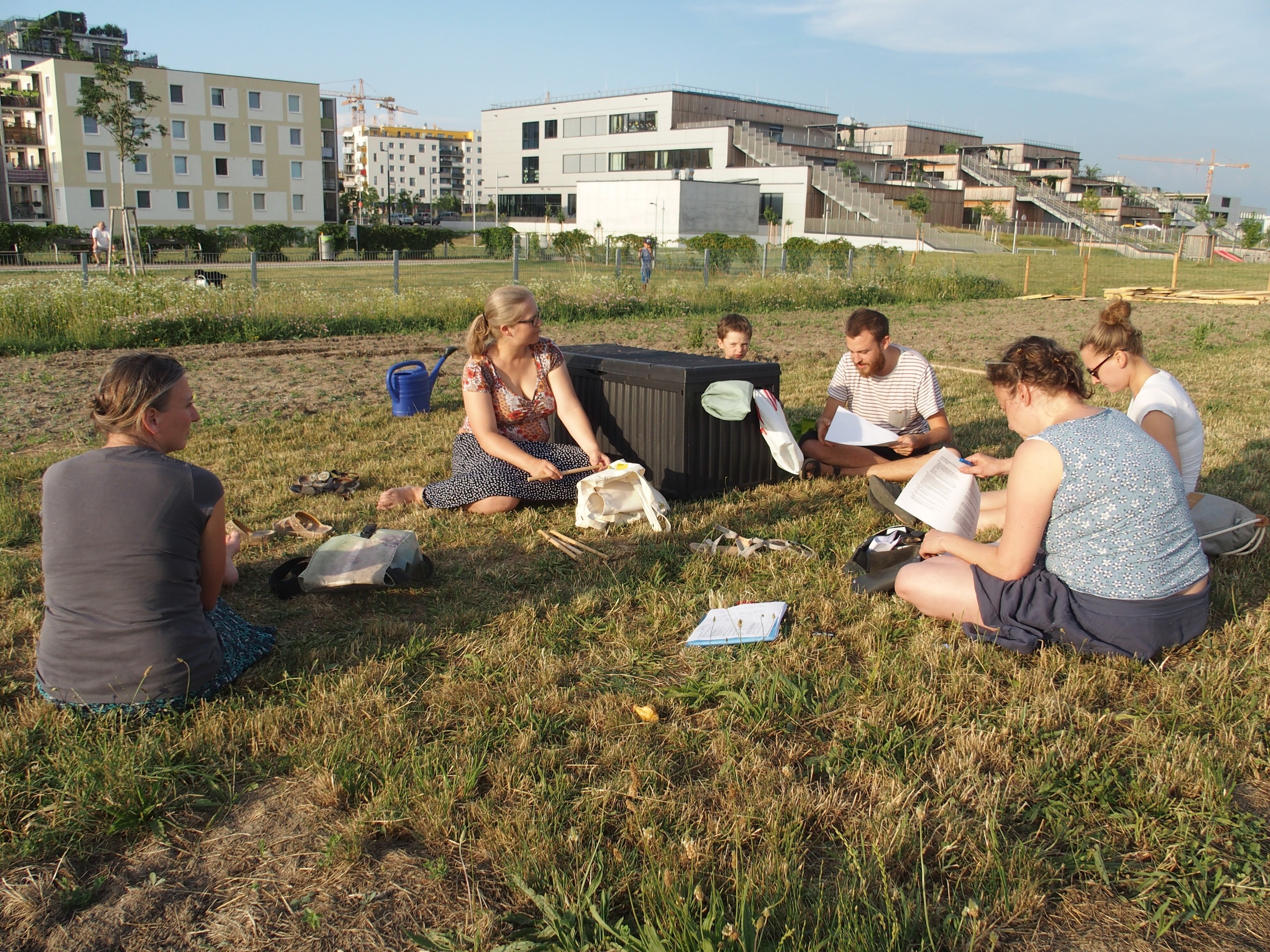 Treffen des Gemeinschaftsgartens "Kraut und Blüten"