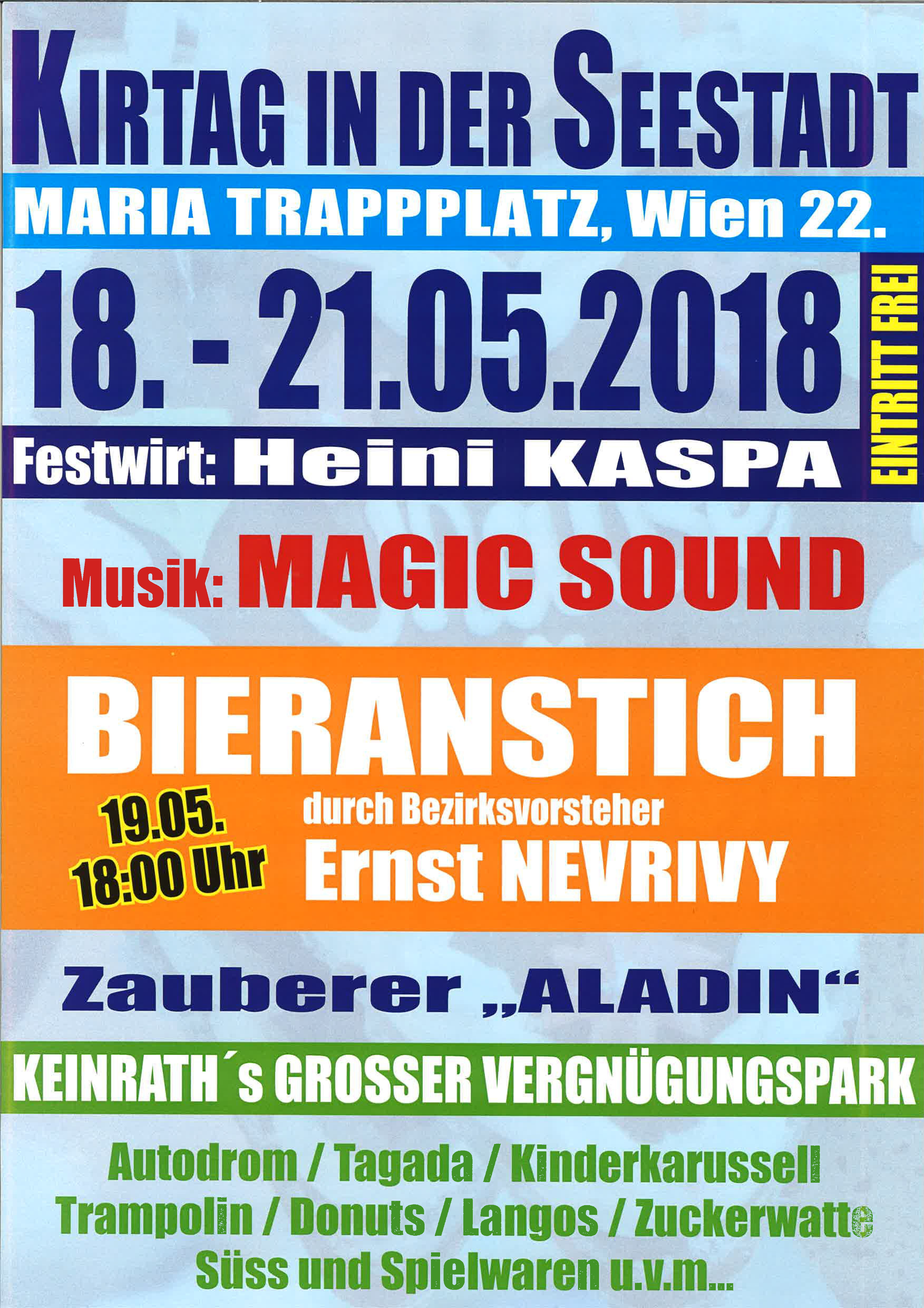 Pfingstkirtag in der Seestadt