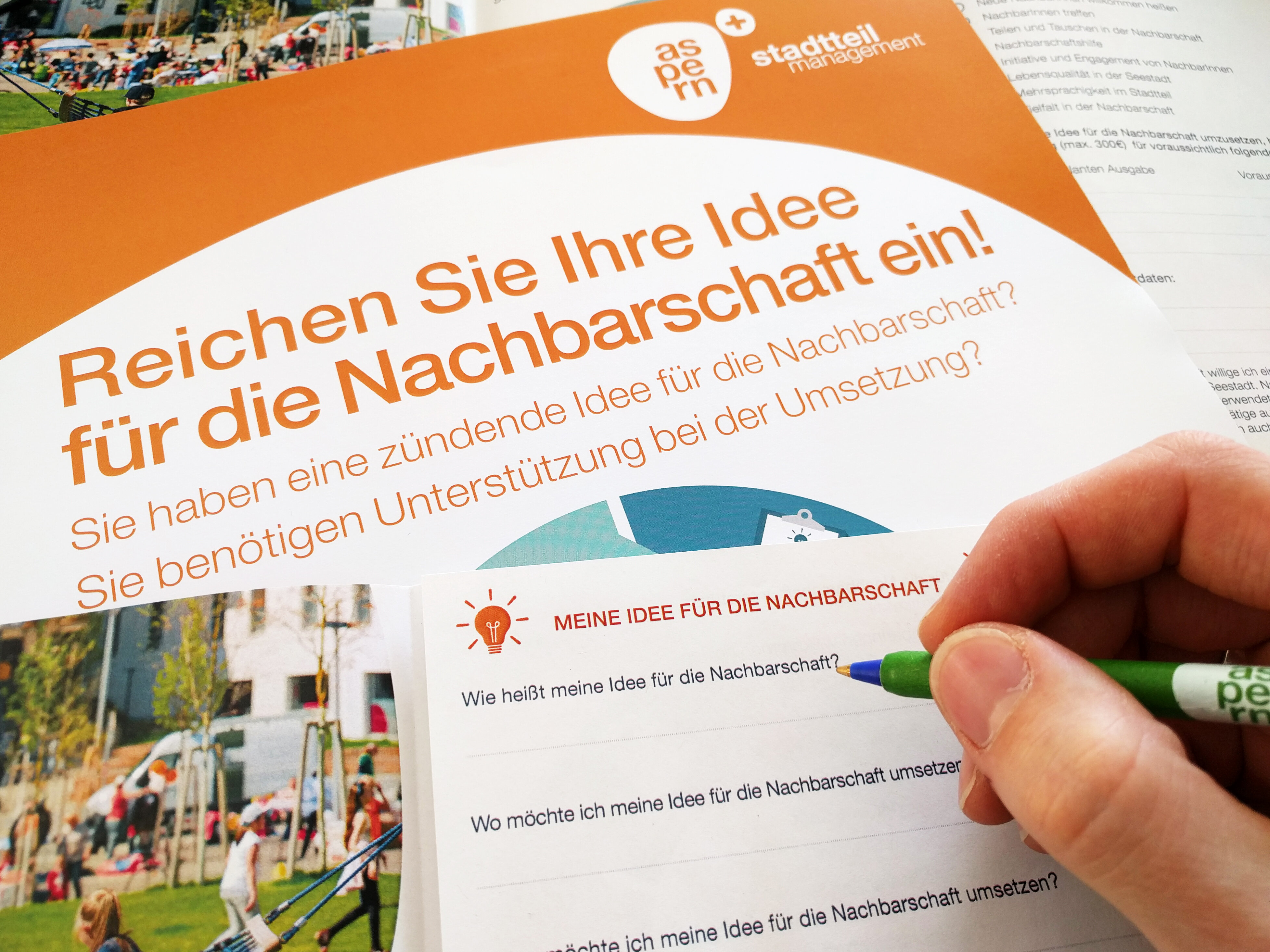 Meine Idee für die Nachbarschaft von 19. März bis 31. Mai 2018 einreichen