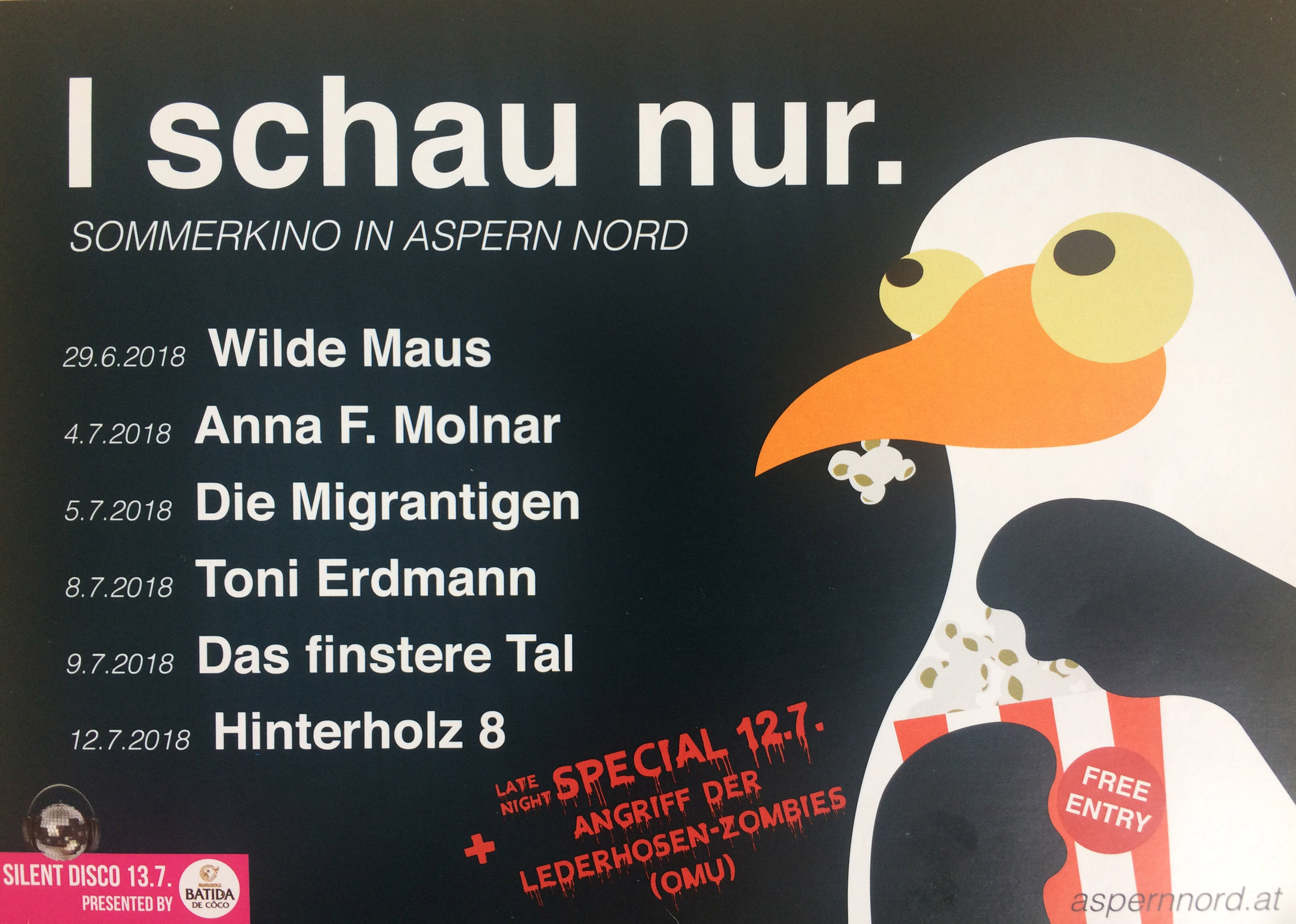 Sommerkino in Aspern Nord