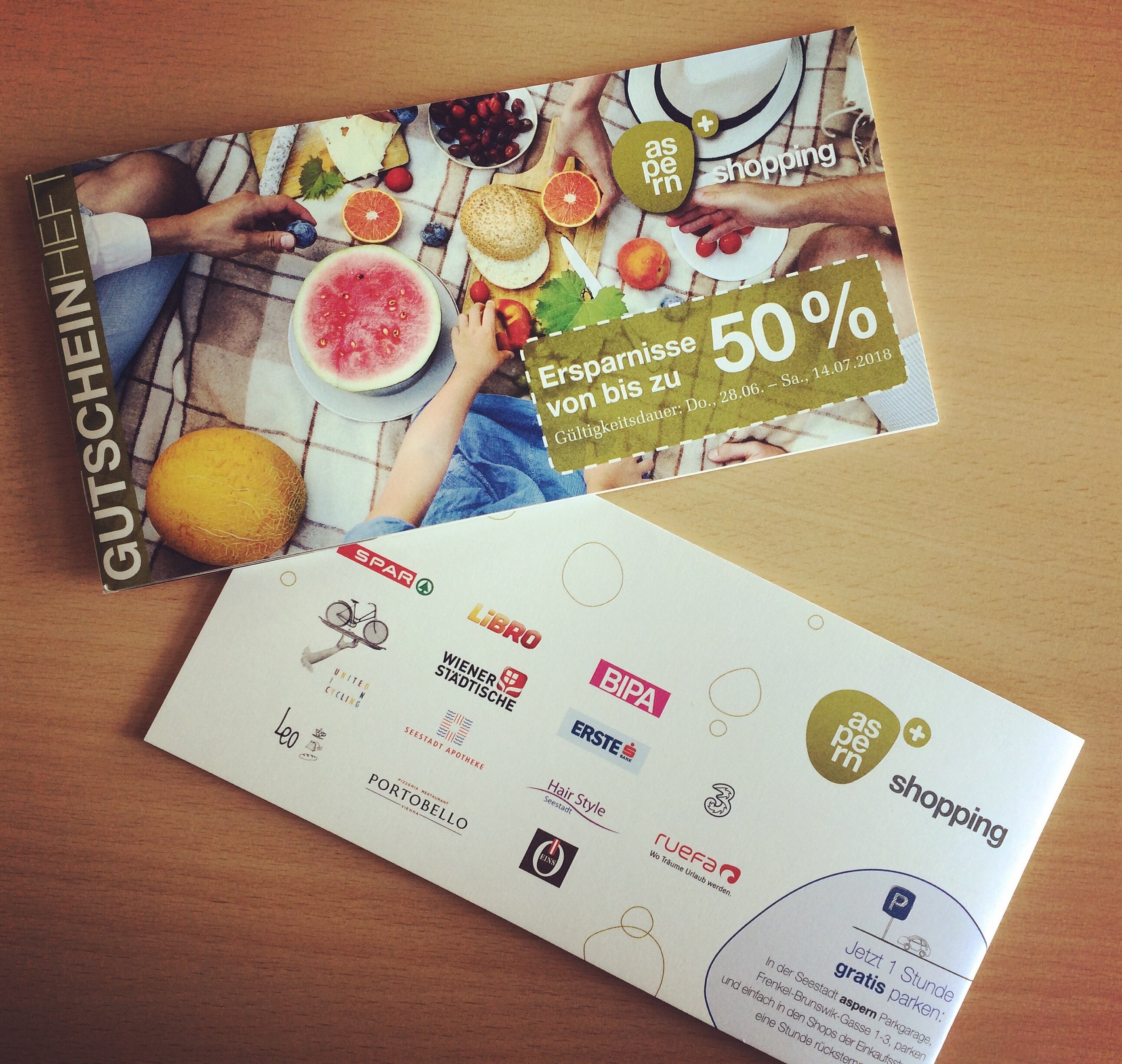 Foto vom Gutscheinheft: "Nutzen Sie die Angebote des Gutscheinheftes!"