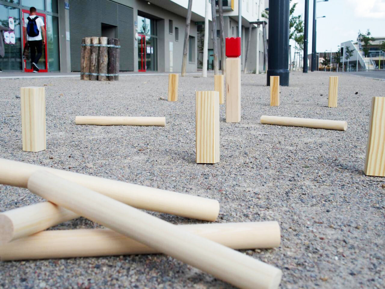 Kubb - Wikingerschach, ein Spiel für Groß und Klein