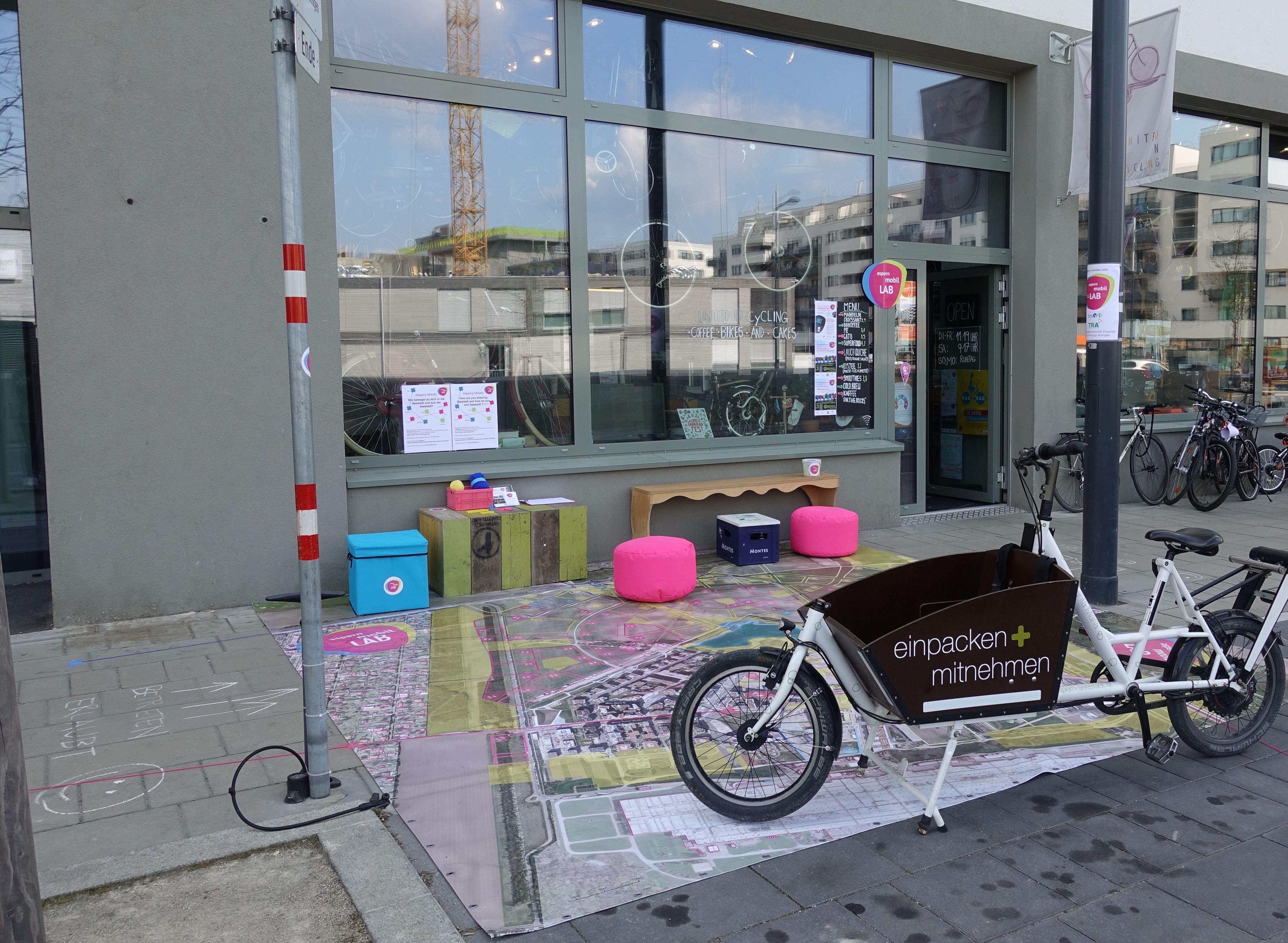 Das aspern.mobil LAB radelt los!