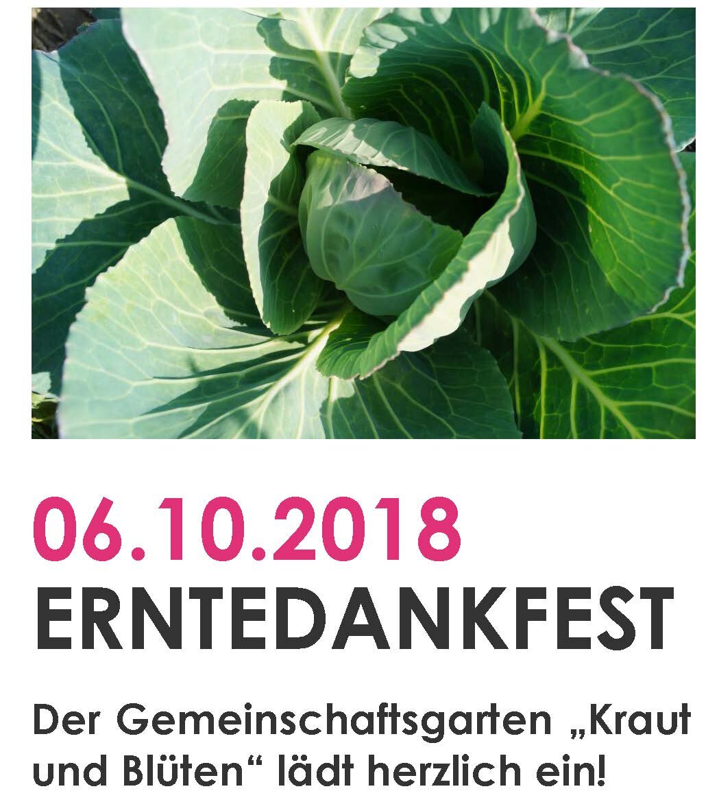 Einladung Erntedankfest "Kraut und Blüten"
