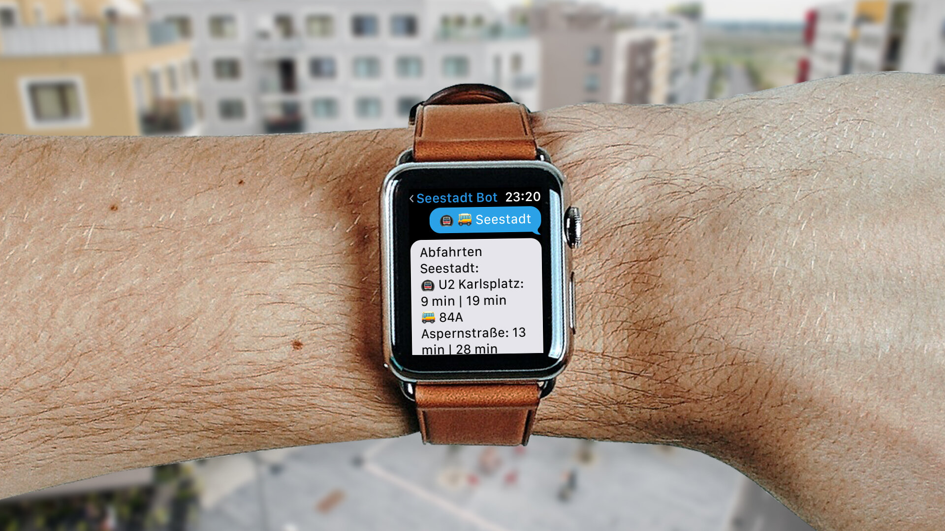 Eine Infoquelle, eine URL liefert Infos zur Seestadt