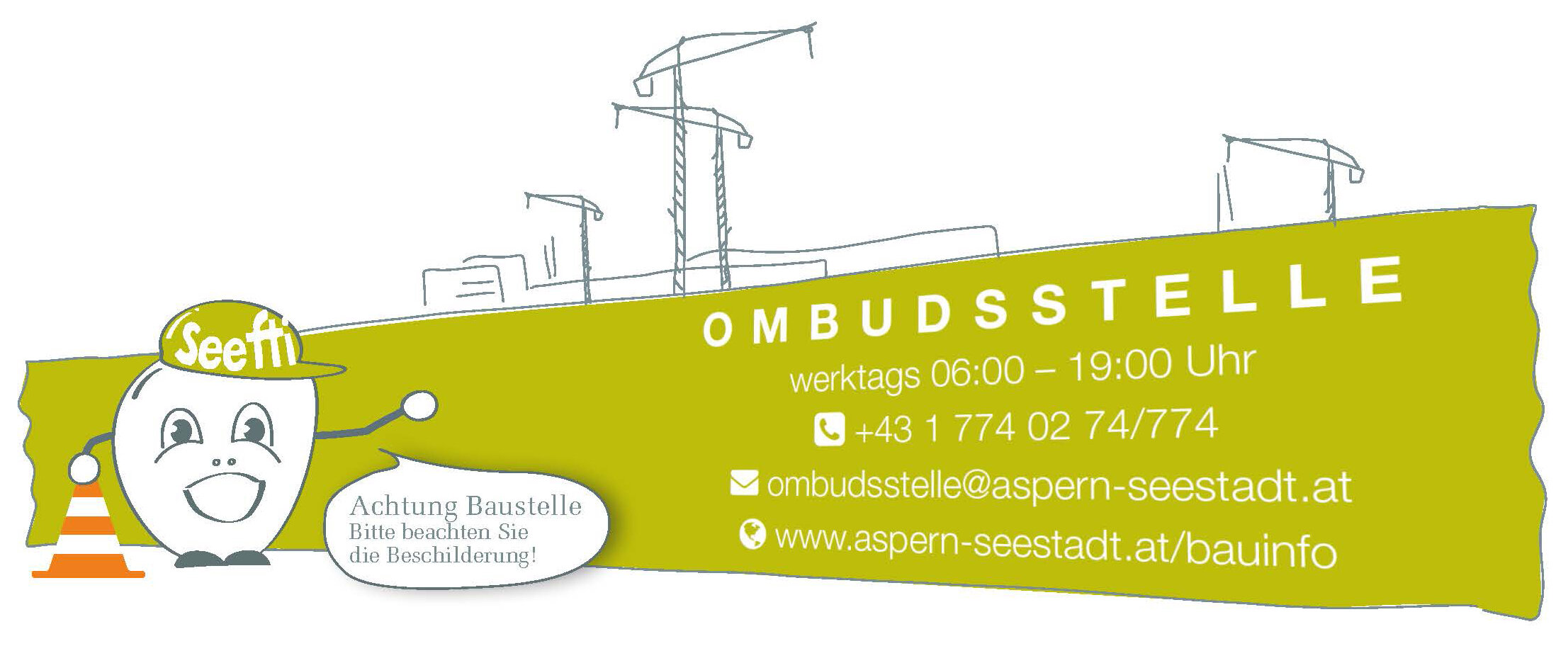 Information zur Ombudsstelle aspern Seestadt