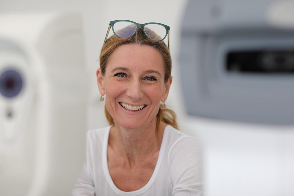 Dr.med.univ. Nike Stiegler-Dobrovits findet es cool die Augenärztin aus der Seestadt zu sein.