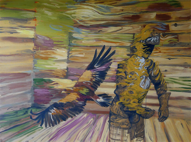 Briant Rokyta, Gernots Traum 2018 160x120 cm, auf Leinwand