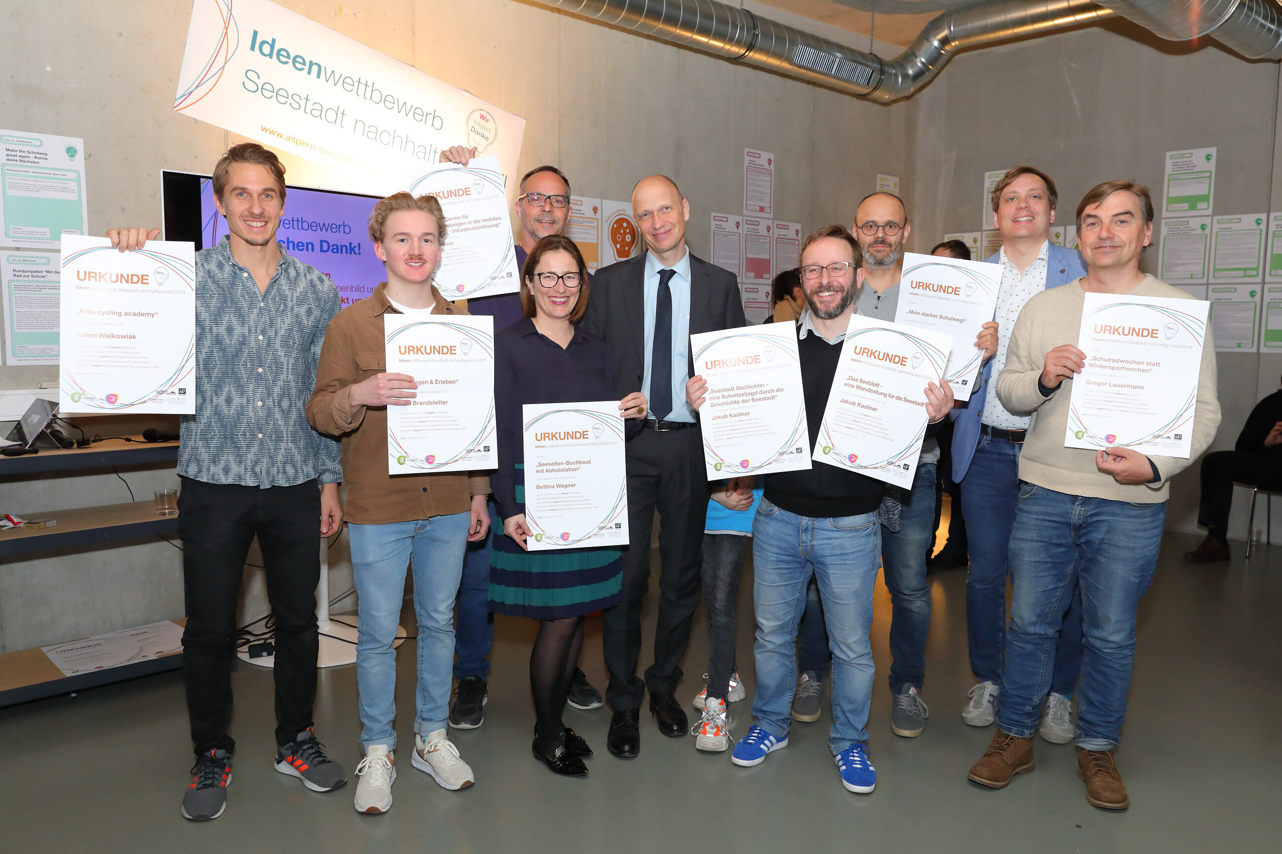 10 Ideen wurden von der Jury zur Umsetzung ausgewählt!