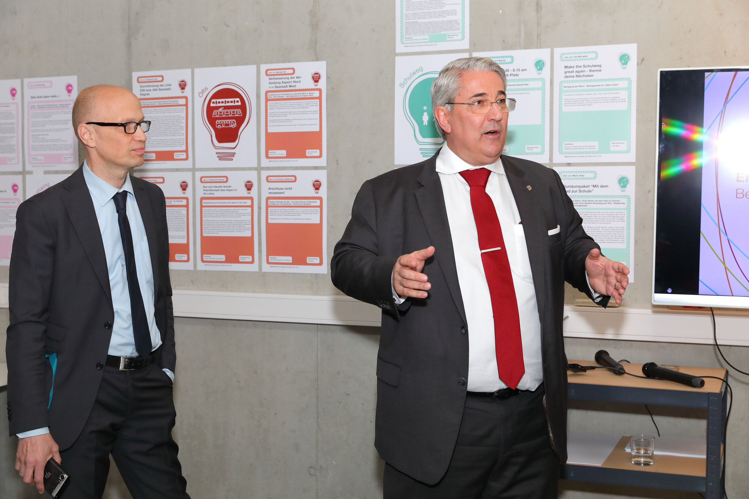 Ideen- und Ergebnispräsentation Ideenwettbewerb "Seestadt nachhaltig mobil"