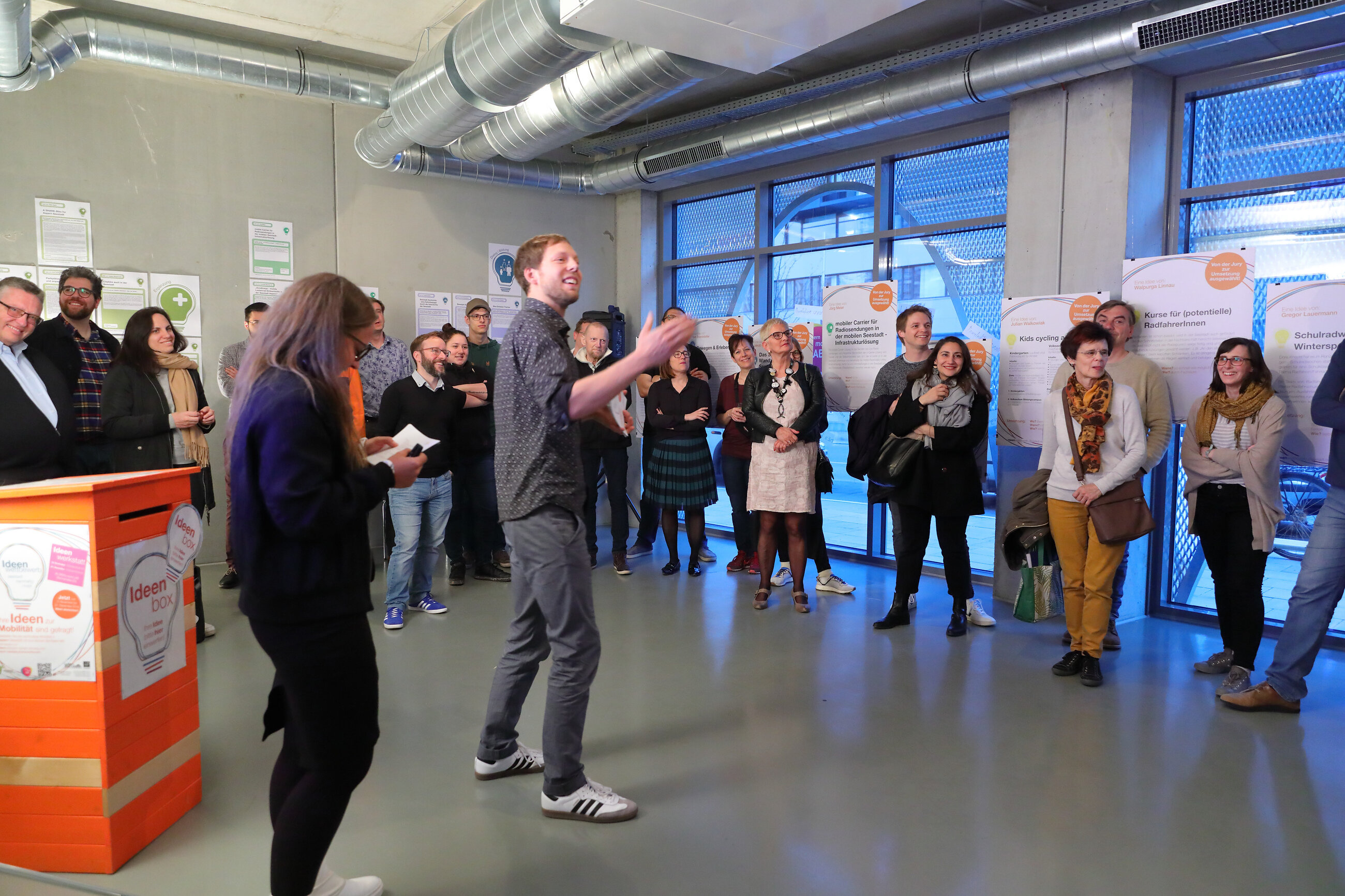 Ideen- und Ergebnispräsentation Ideenwettbewerb "Seestadt nachhaltig mobil"