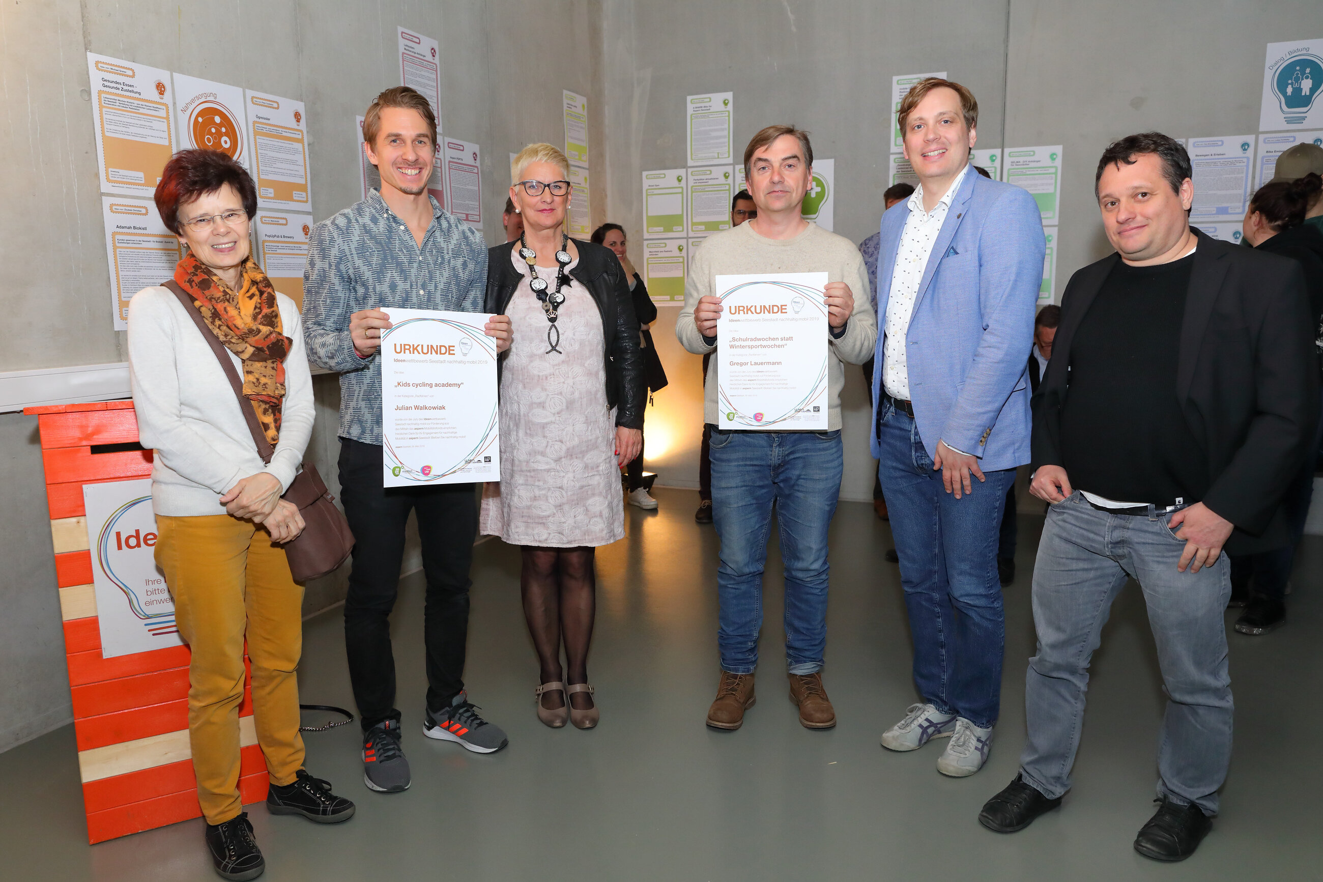 Ideen- und Ergebnispräsentation Ideenwettbewerb "Seestadt nachhaltig mobil"