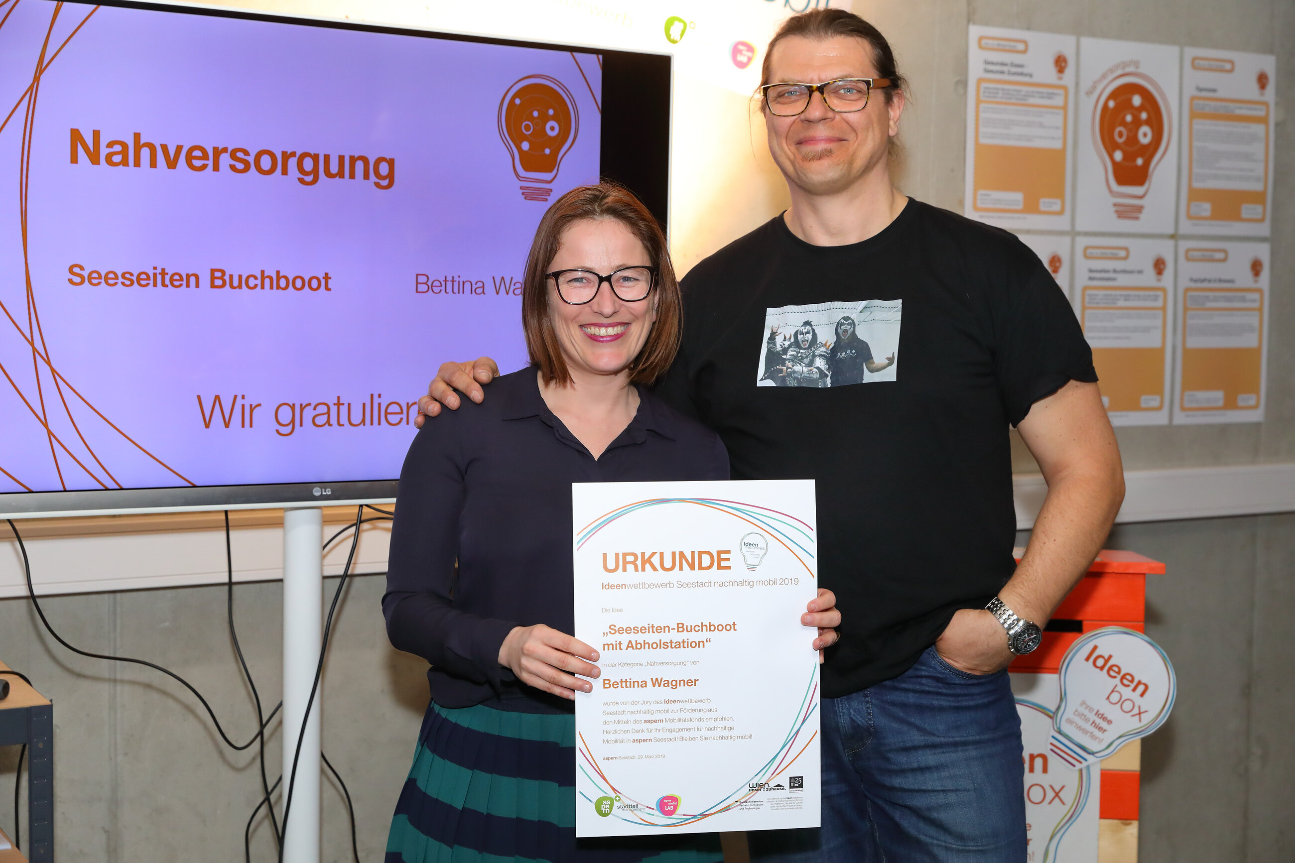 Ideen- und Ergebnispräsentation Ideenwettbewerb "Seestadt nachhaltig mobil"