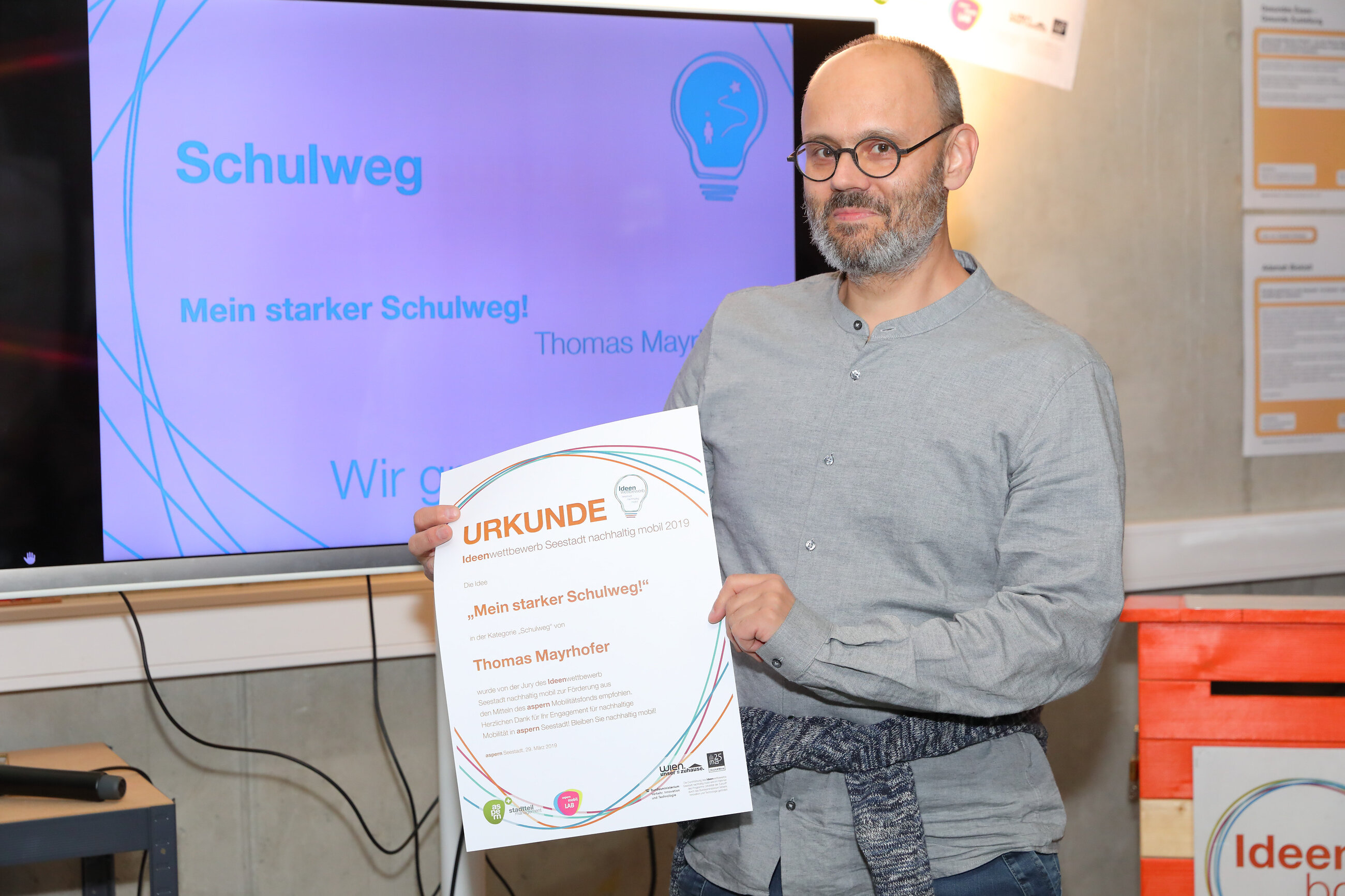 Ideen- und Ergebnispräsentation Ideenwettbewerb "Seestadt nachhaltig mobil"