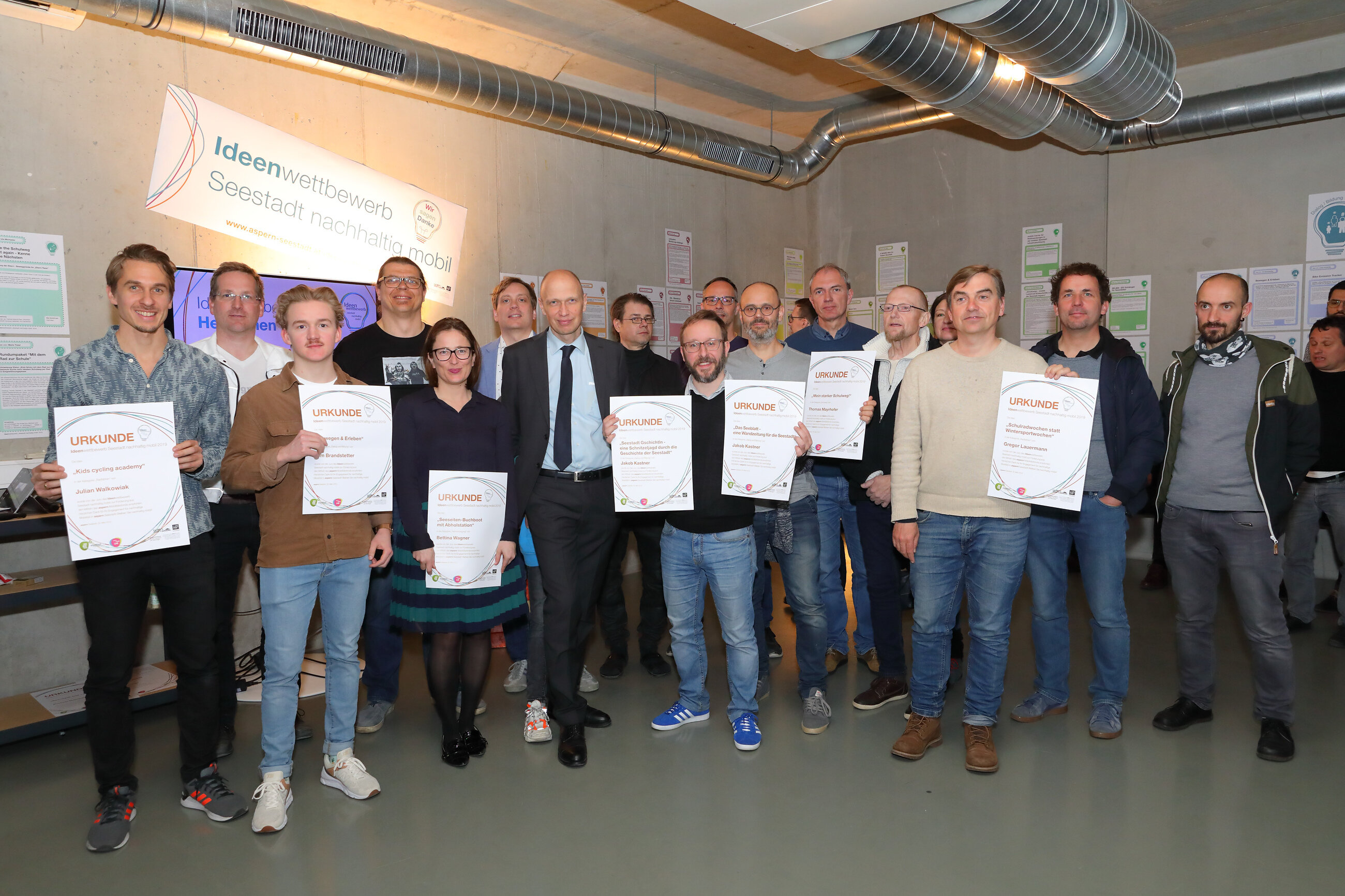 Ideen- und Ergebnispräsentation Ideenwettbewerb "Seestadt nachhaltig mobil"